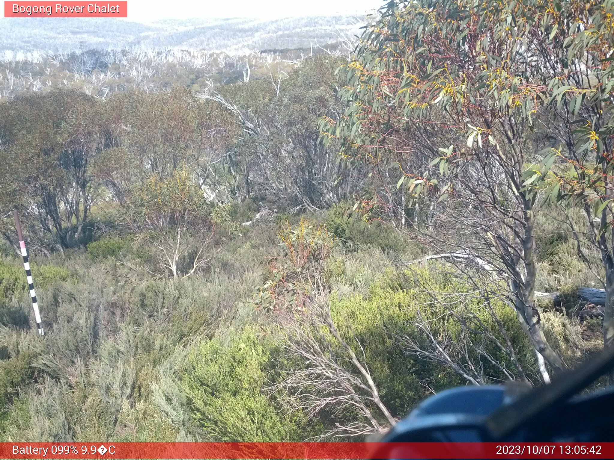 Bogong Web Cam 1:05pm Saturday 7th of October 2023