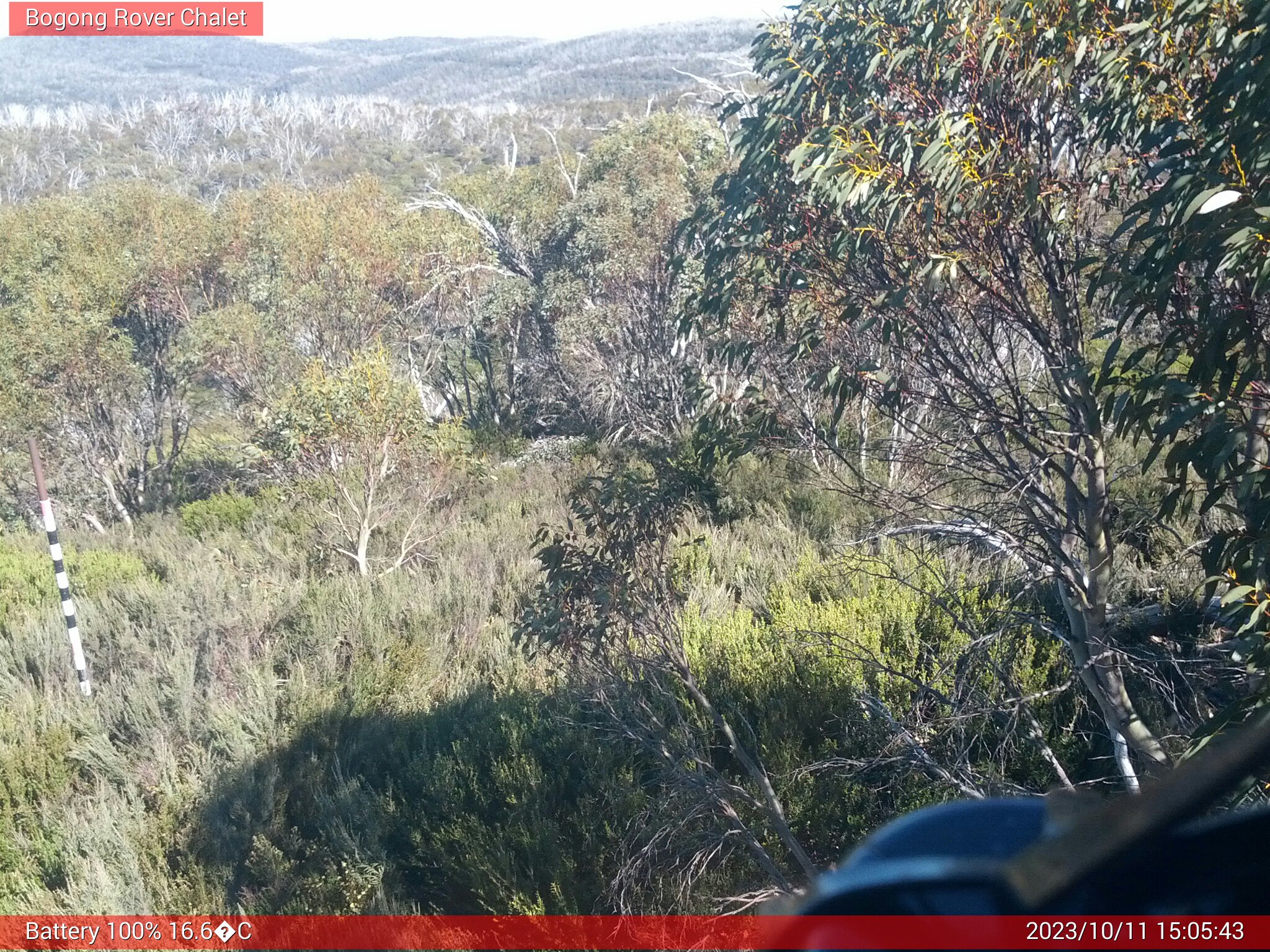 Bogong Web Cam 3:05pm Wednesday 11th of October 2023