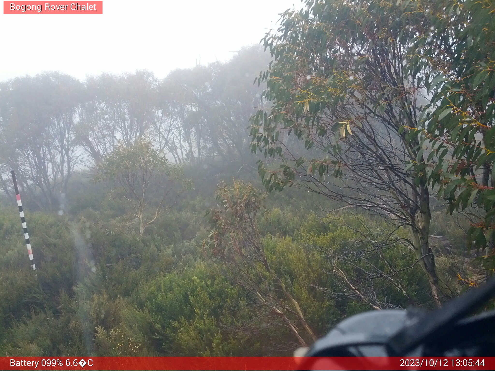 Bogong Web Cam 1:05pm Thursday 12th of October 2023