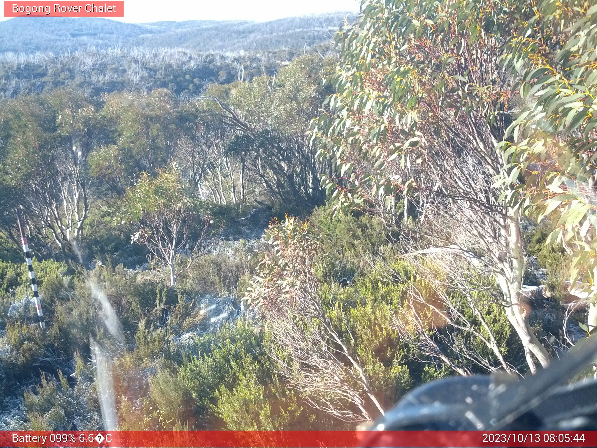 Bogong Web Cam 8:05am Friday 13th of October 2023