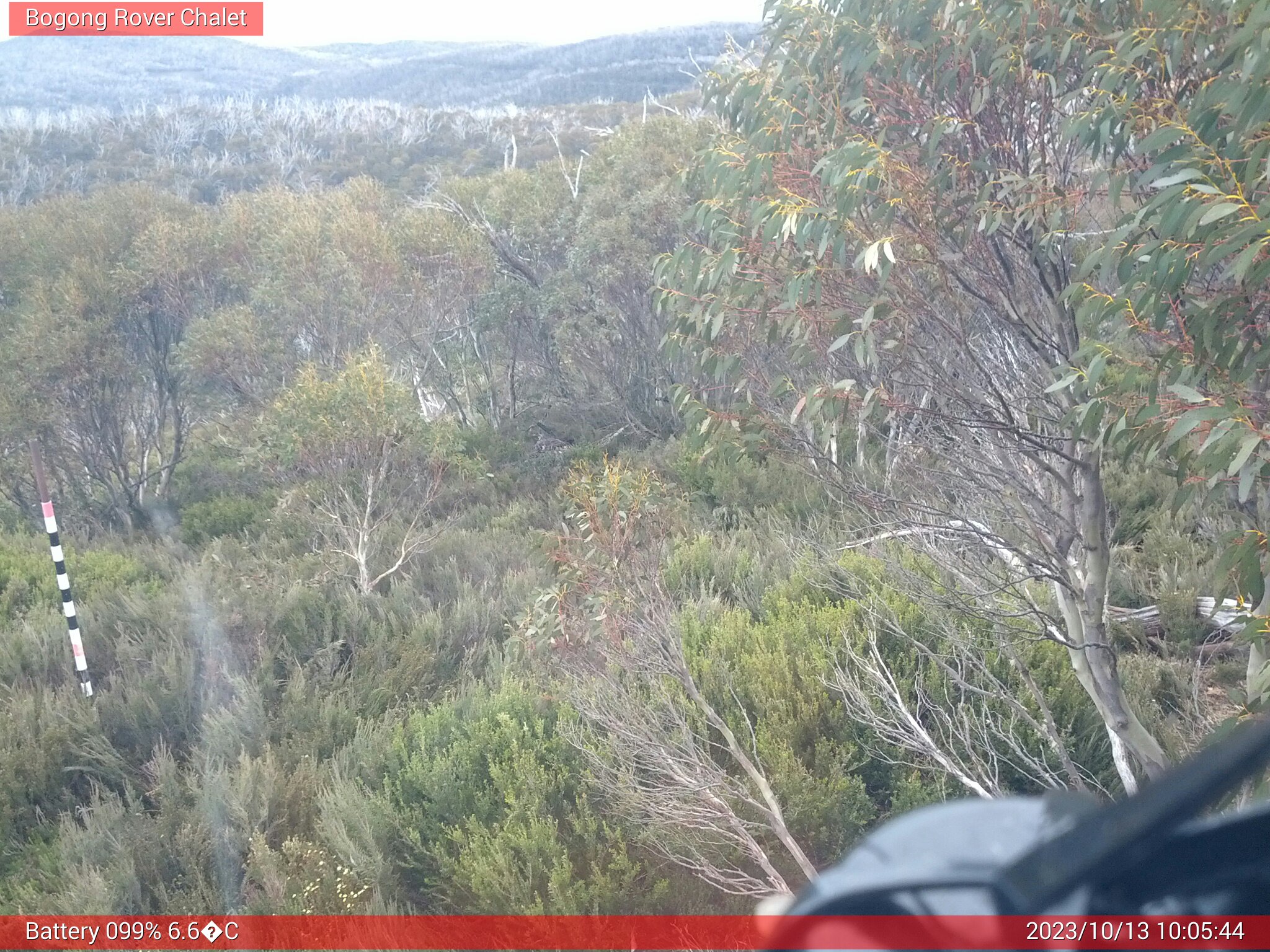 Bogong Web Cam 10:05am Friday 13th of October 2023