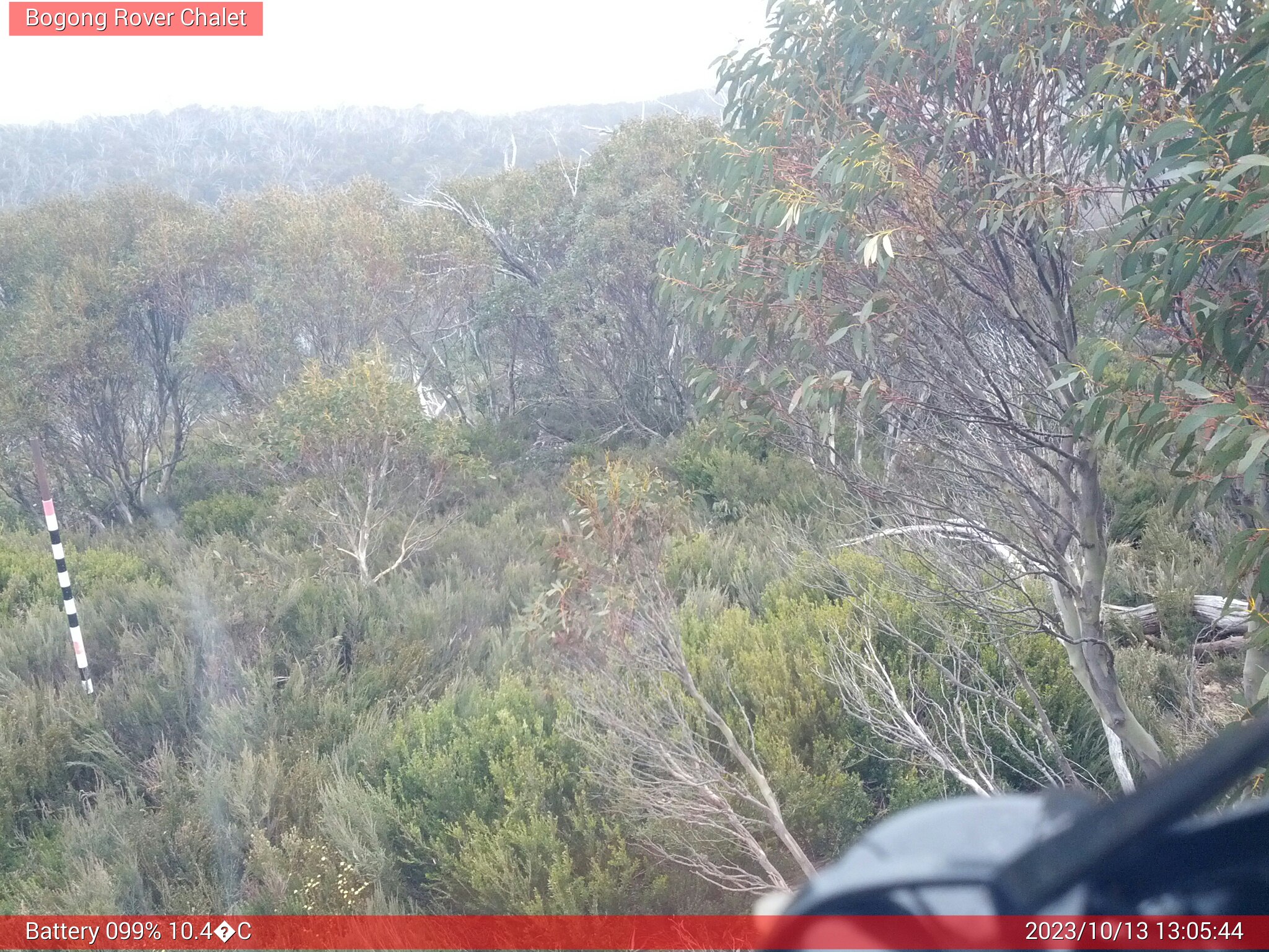 Bogong Web Cam 1:05pm Friday 13th of October 2023