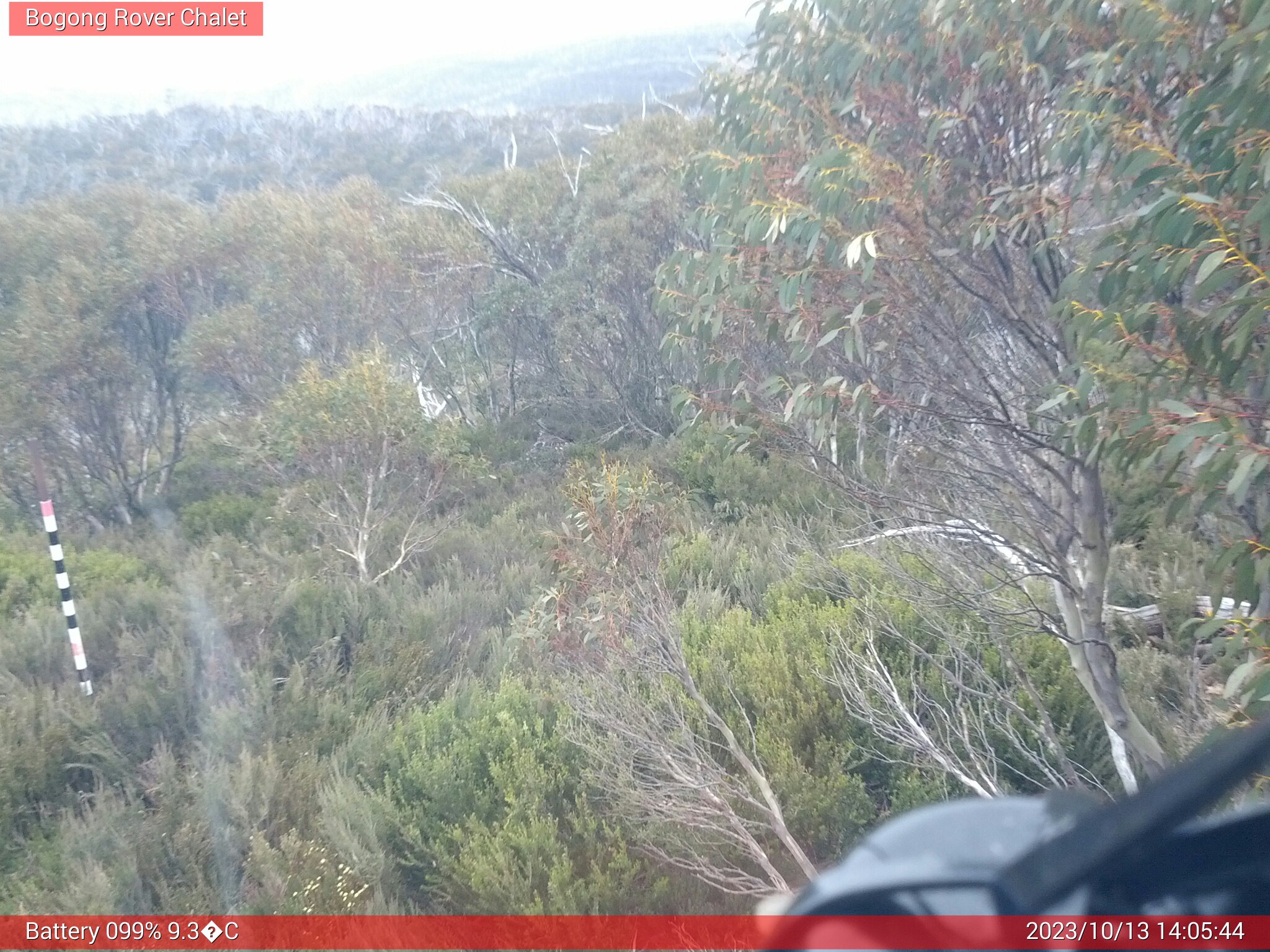 Bogong Web Cam 2:05pm Friday 13th of October 2023