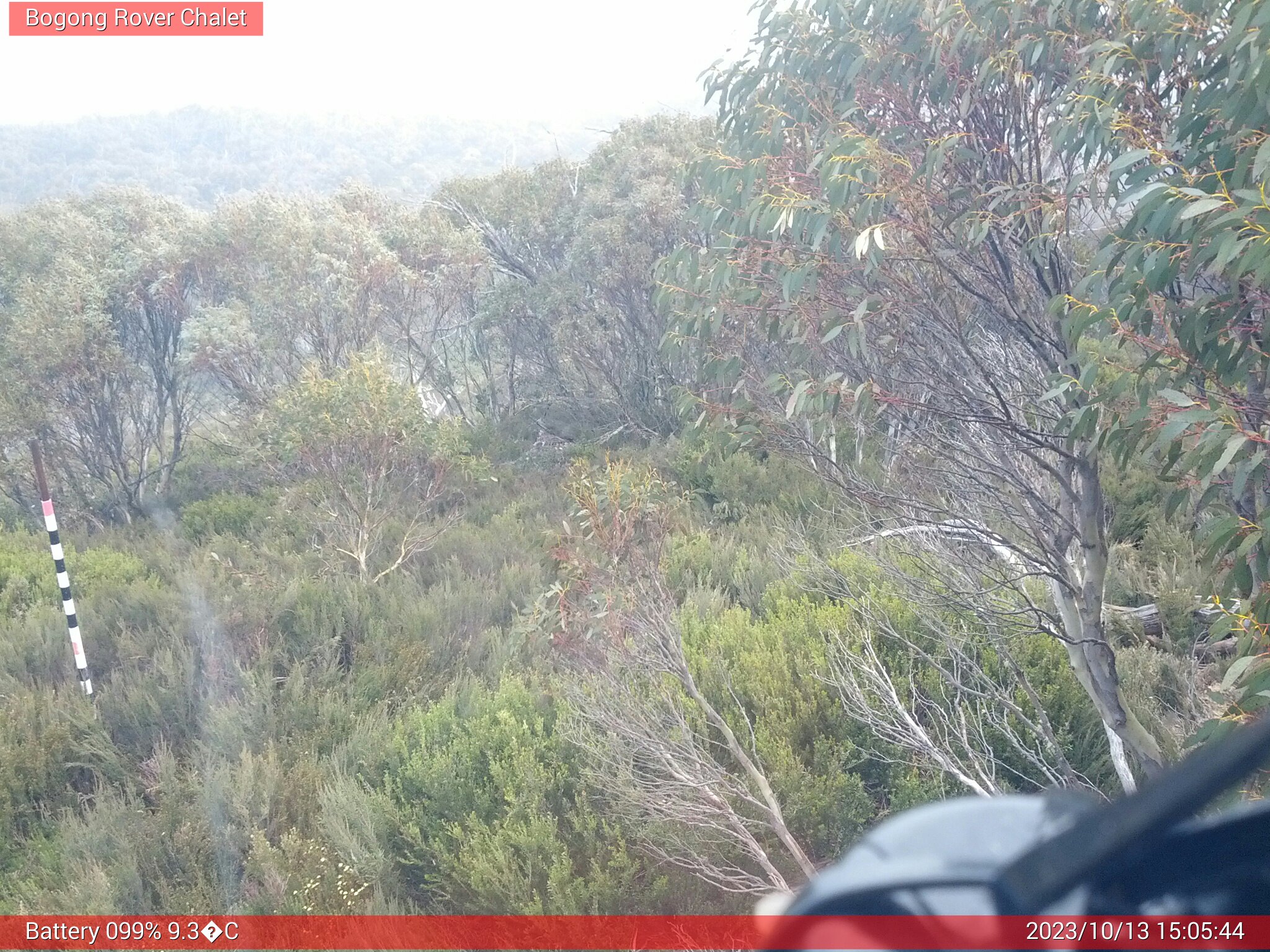 Bogong Web Cam 3:05pm Friday 13th of October 2023