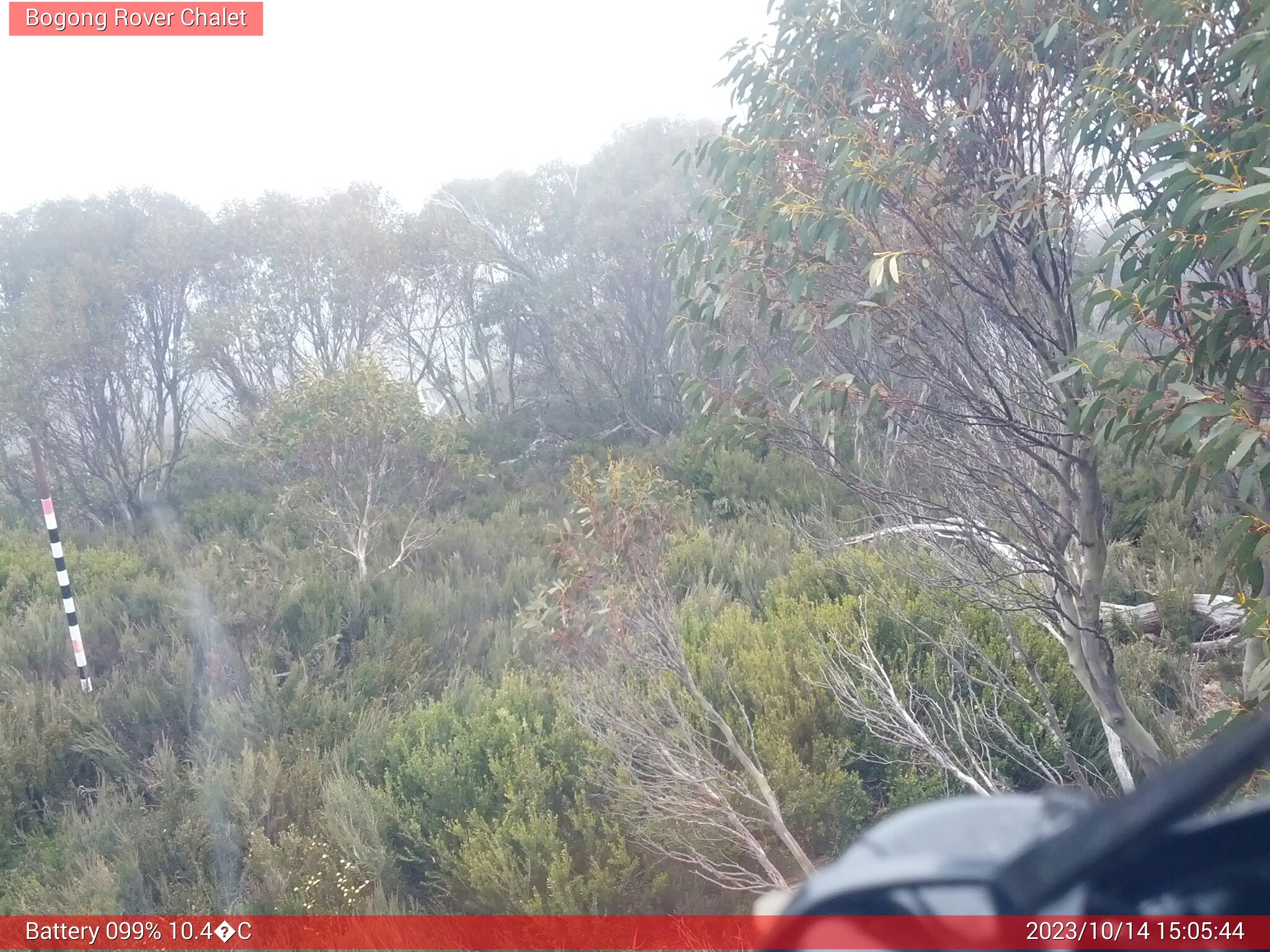 Bogong Web Cam 3:05pm Saturday 14th of October 2023