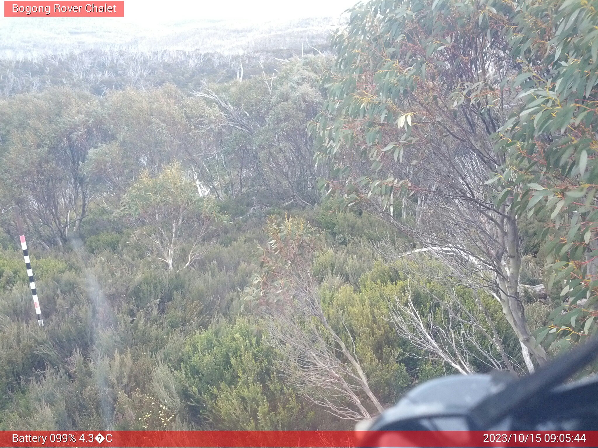 Bogong Web Cam 9:05am Sunday 15th of October 2023