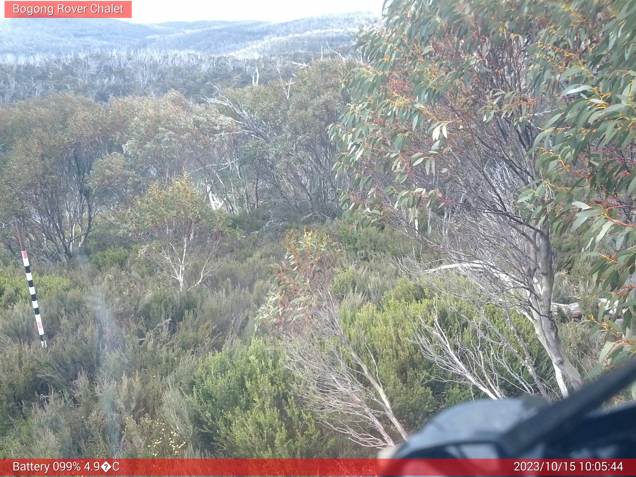 Bogong Web Cam 10:05am Sunday 15th of October 2023