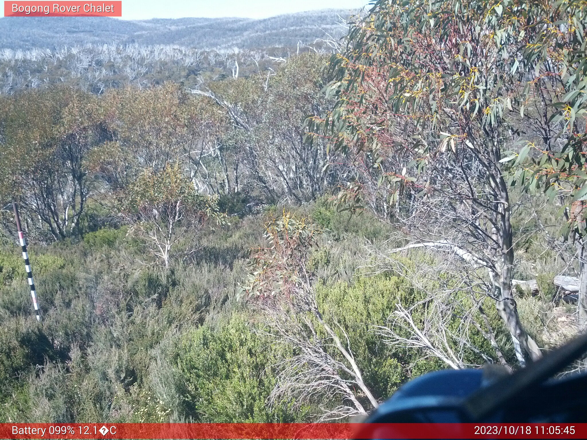 Bogong Web Cam 11:05am Wednesday 18th of October 2023