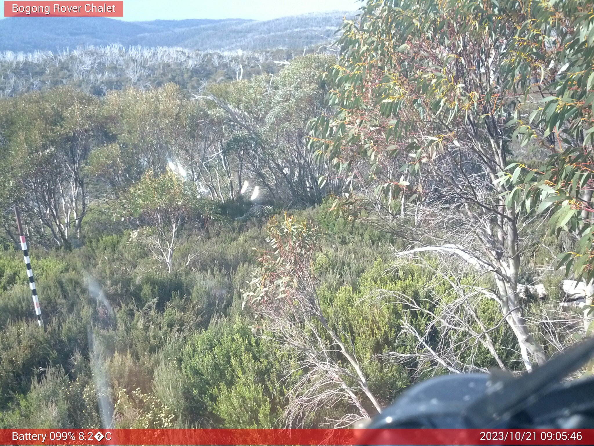 Bogong Web Cam 9:05am Saturday 21st of October 2023