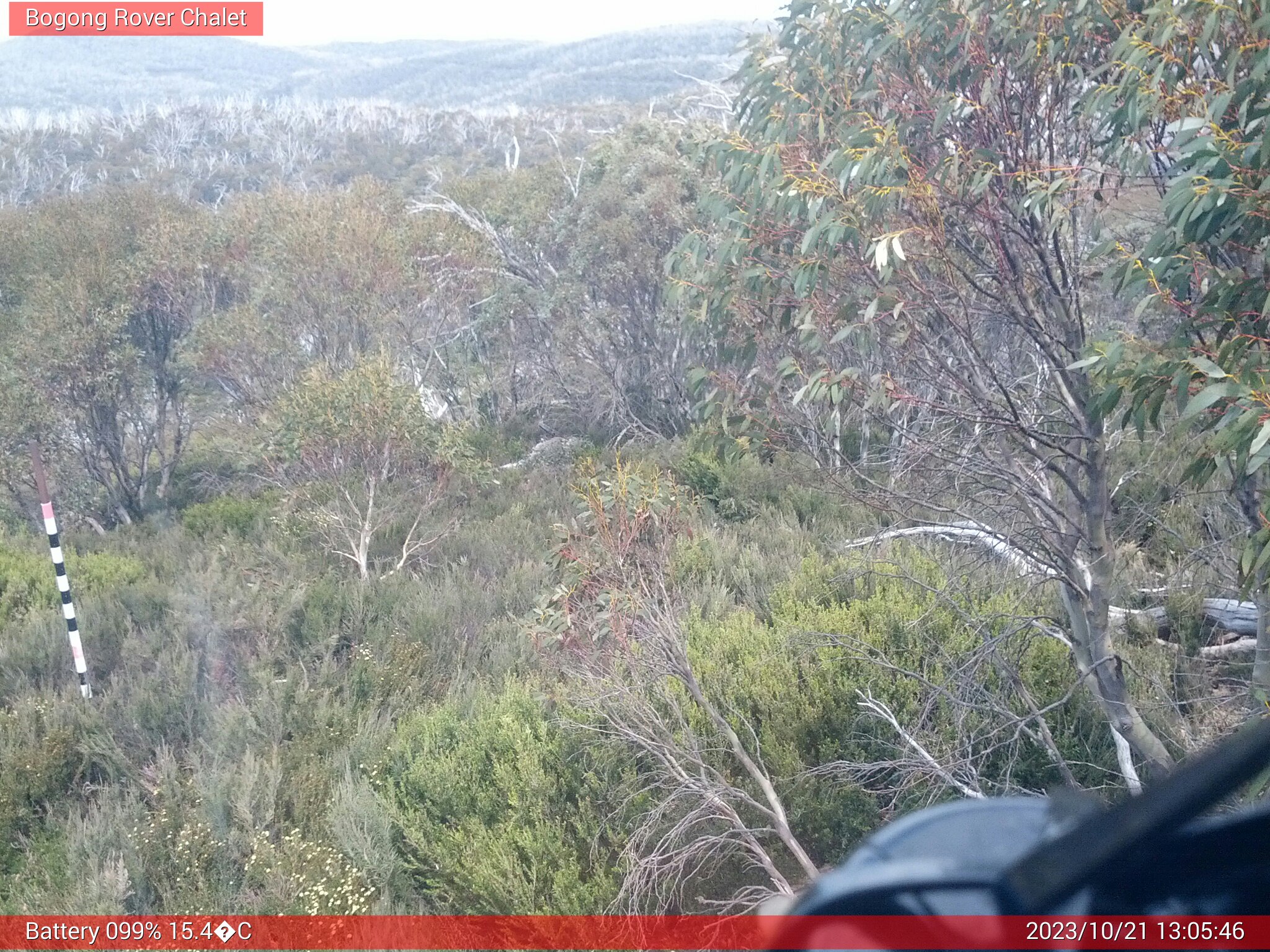 Bogong Web Cam 1:05pm Saturday 21st of October 2023