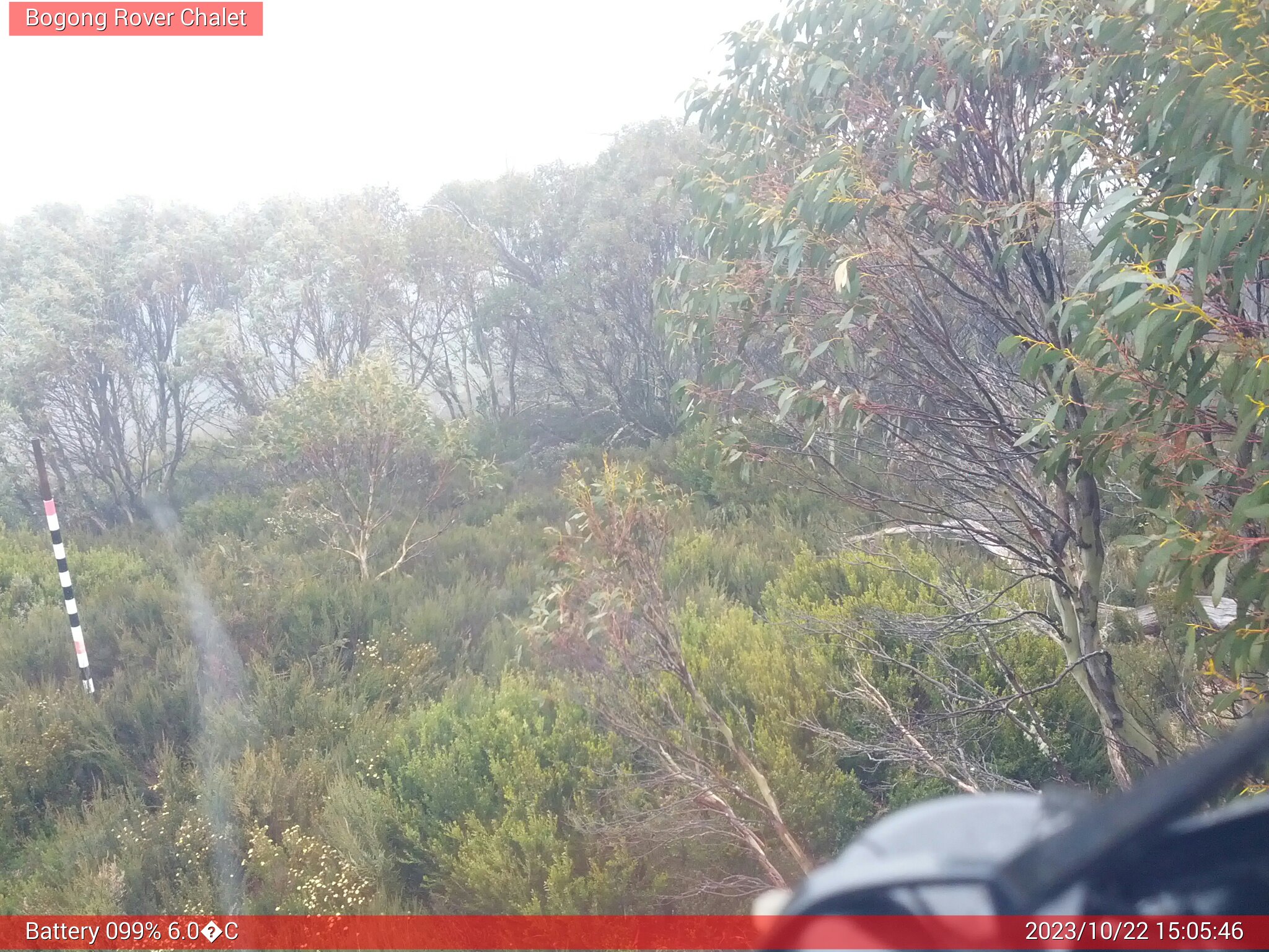 Bogong Web Cam 3:05pm Sunday 22nd of October 2023