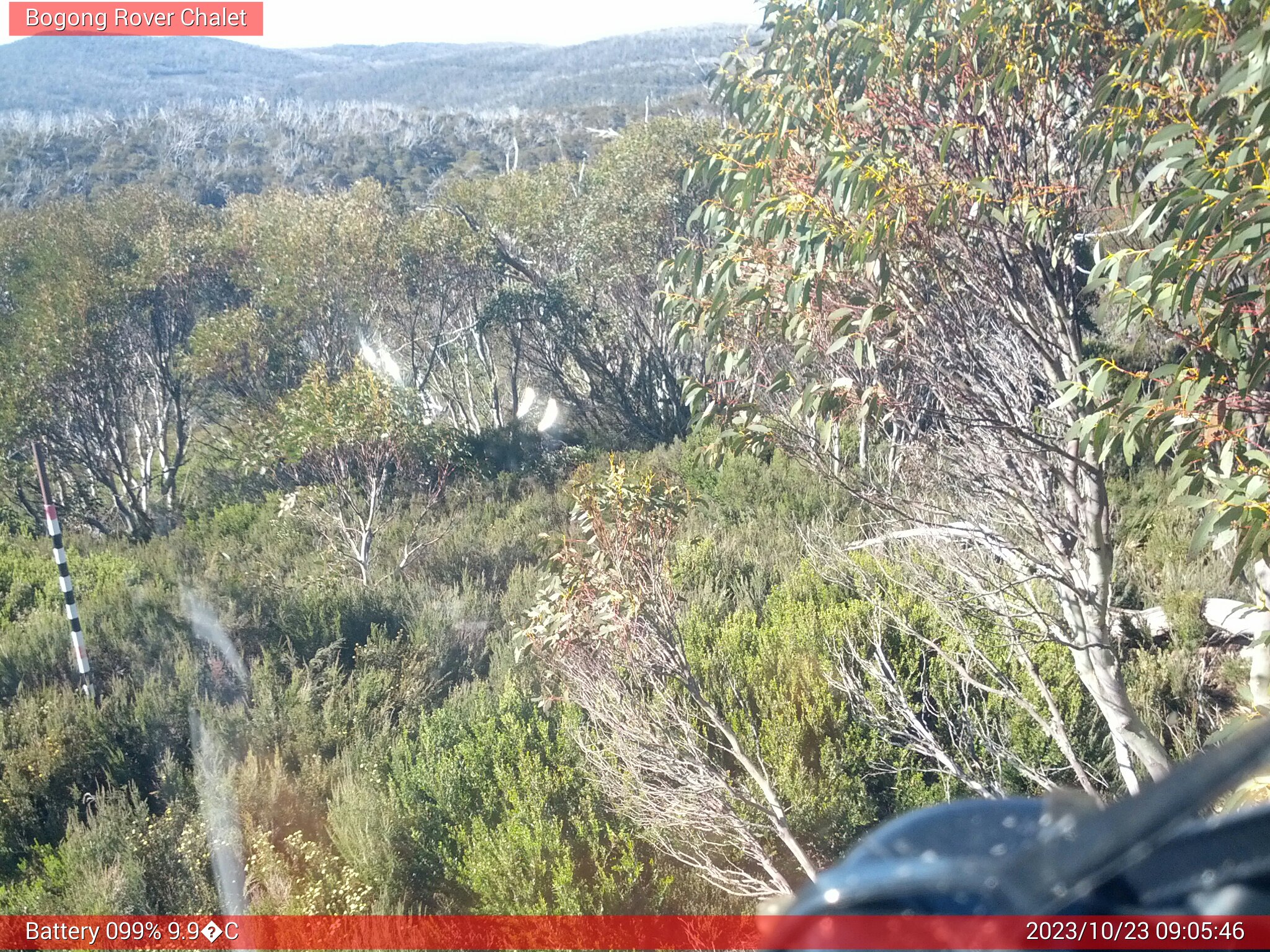 Bogong Web Cam 9:05am Monday 23rd of October 2023