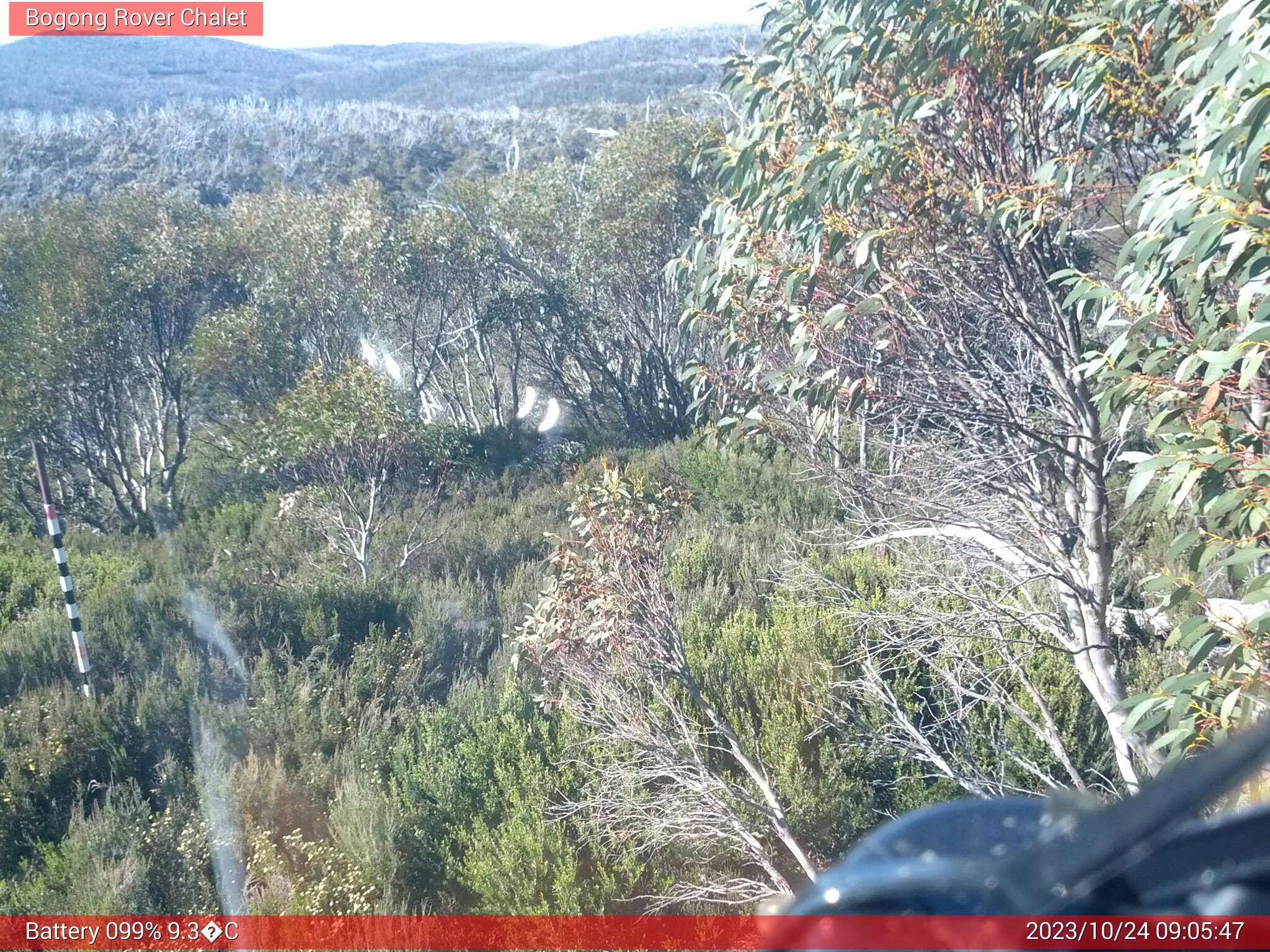 Bogong Web Cam 9:05am Tuesday 24th of October 2023