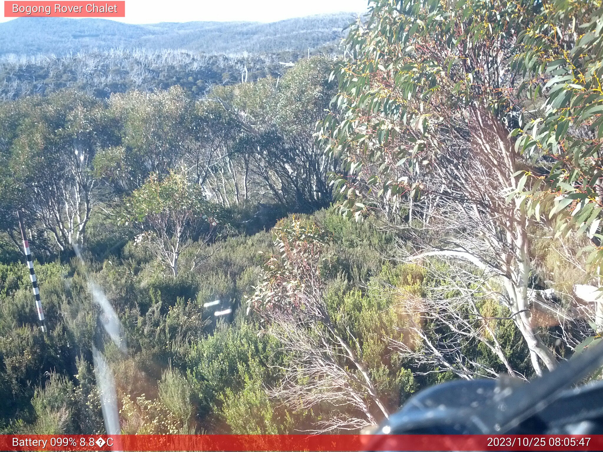 Bogong Web Cam 8:05am Wednesday 25th of October 2023