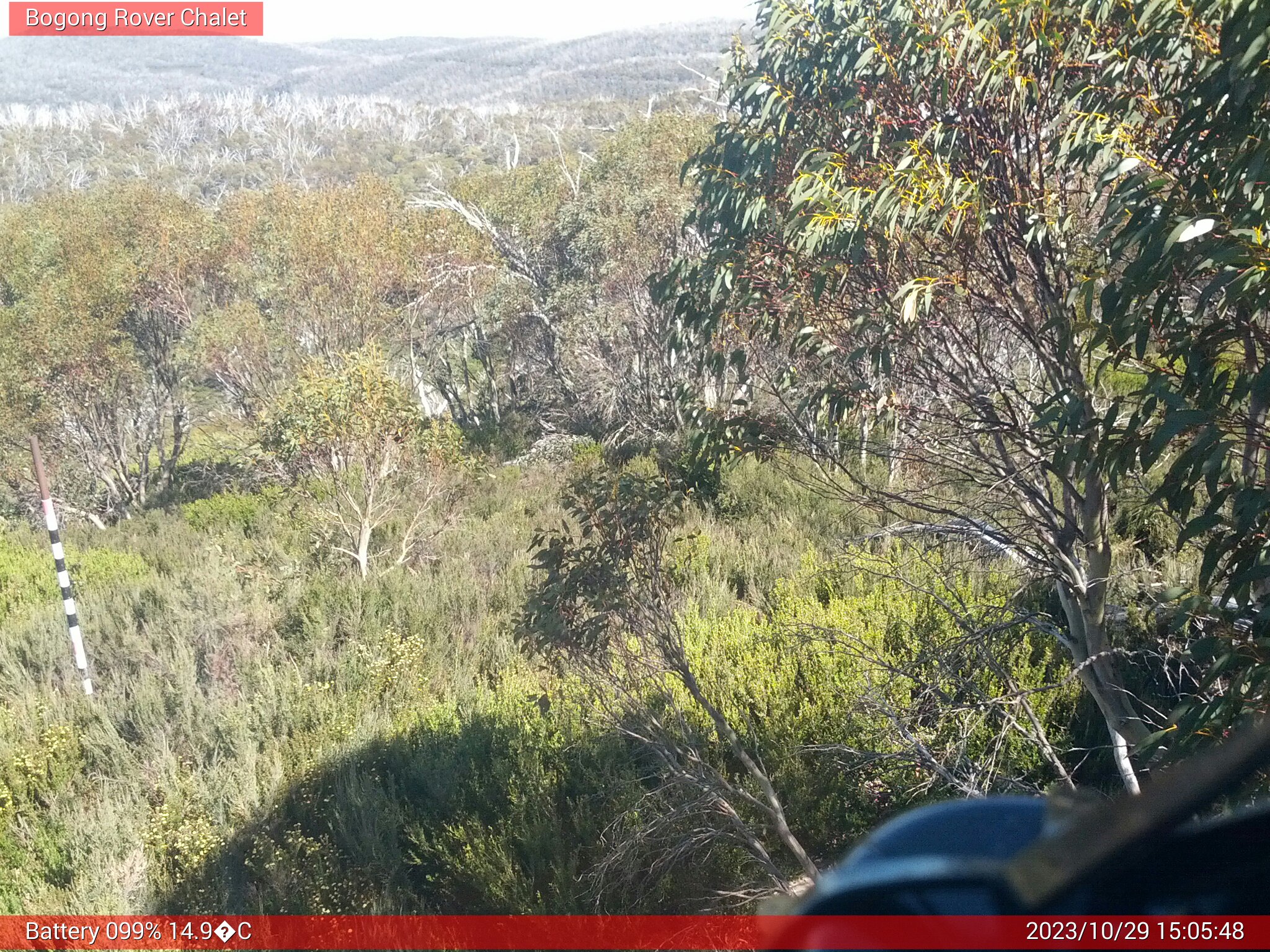 Bogong Web Cam 3:05pm Sunday 29th of October 2023