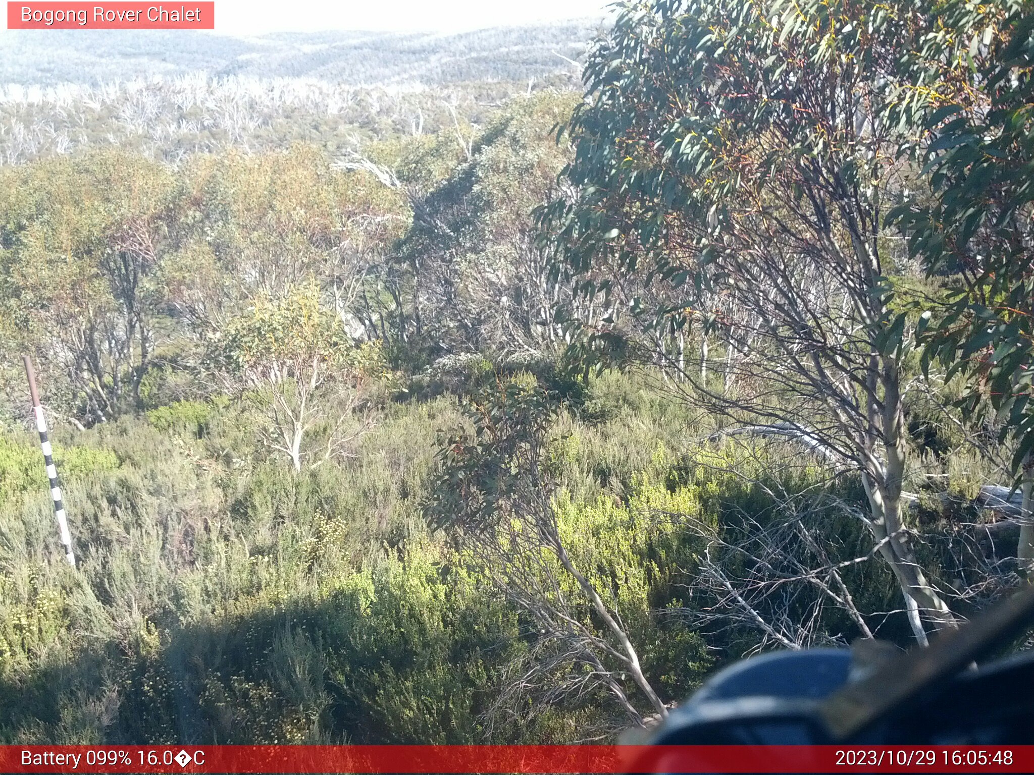 Bogong Web Cam 4:05pm Sunday 29th of October 2023