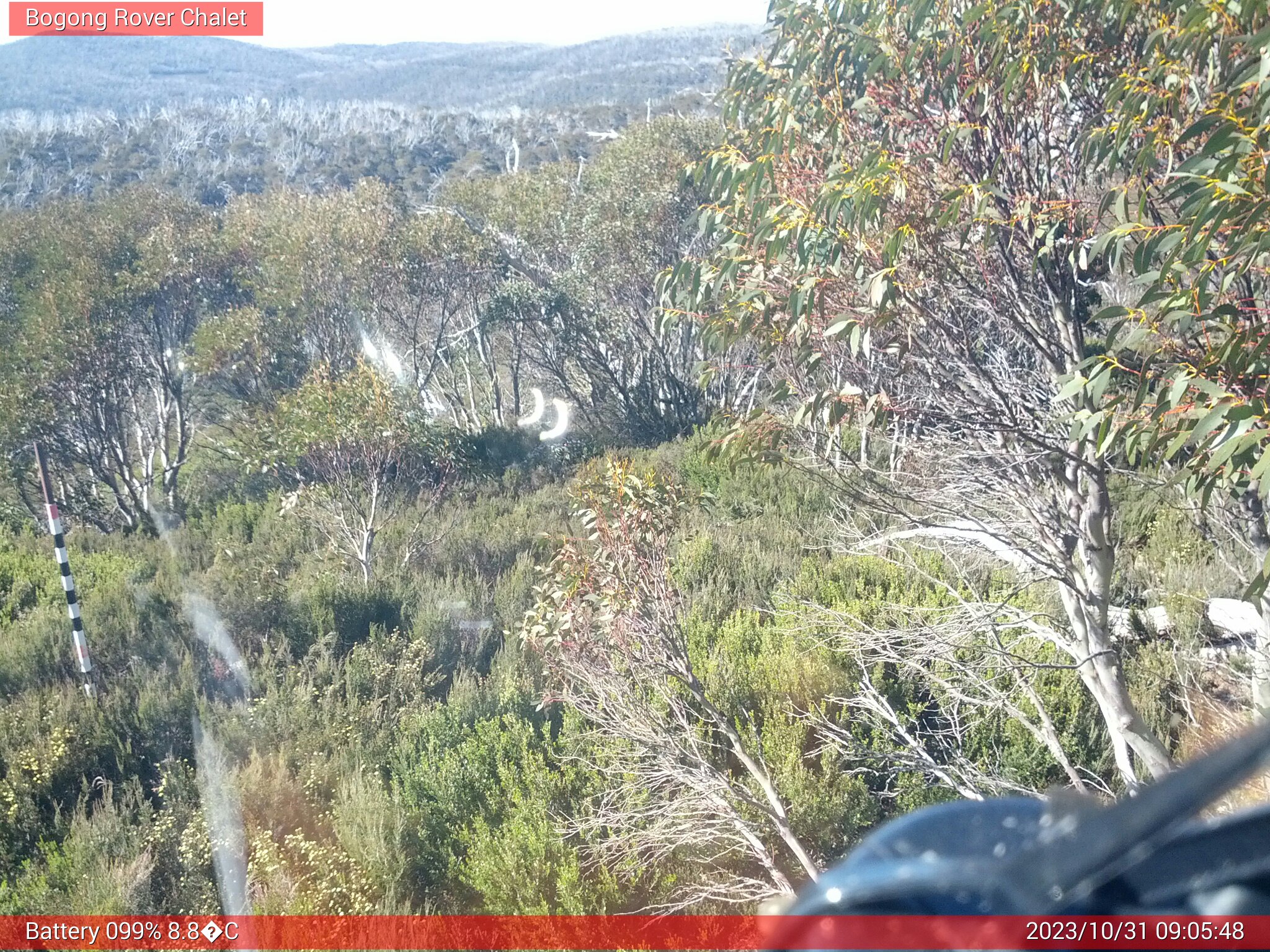 Bogong Web Cam 9:05am Tuesday 31st of October 2023