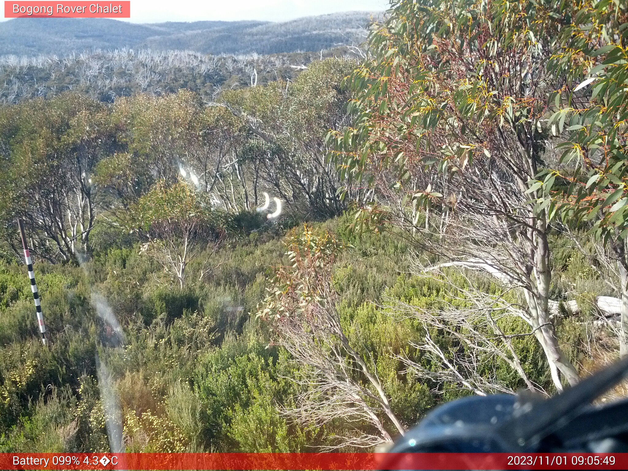 Bogong Web Cam 9:05am Wednesday 1st of November 2023