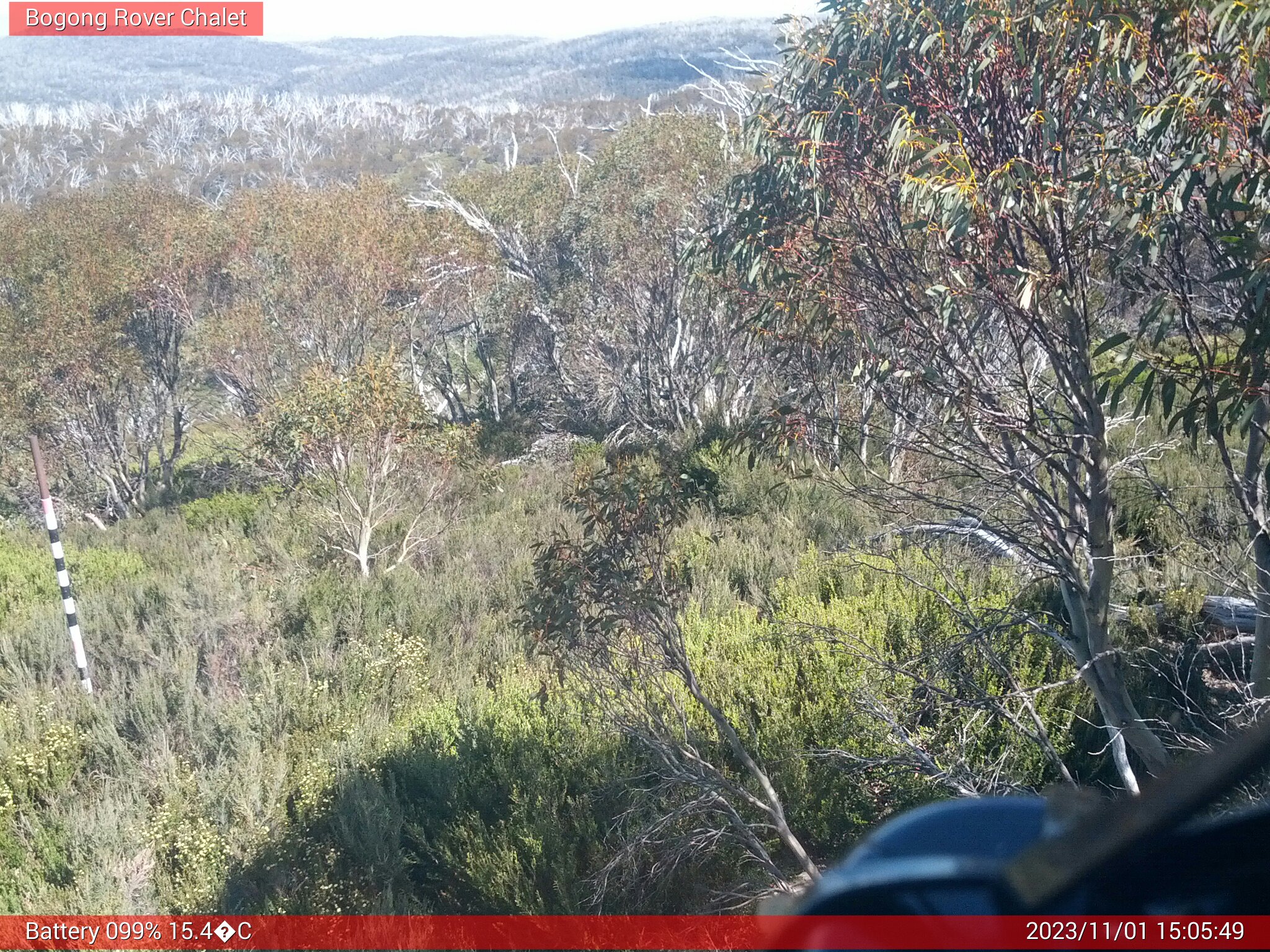 Bogong Web Cam 3:05pm Wednesday 1st of November 2023