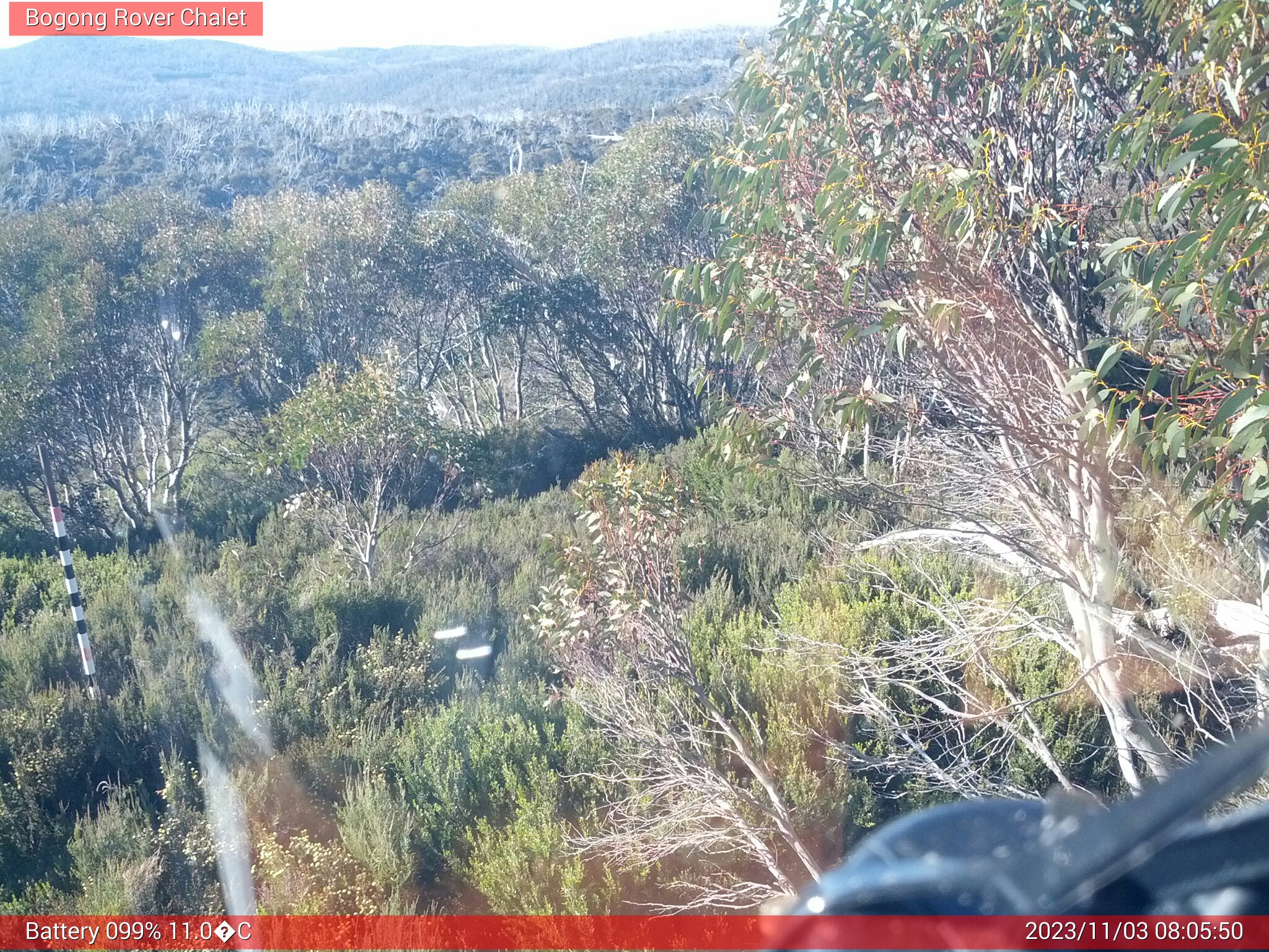 Bogong Web Cam 8:05am Friday 3rd of November 2023