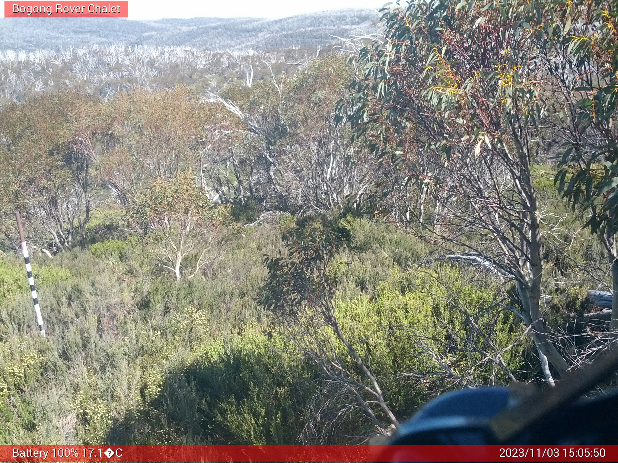 Bogong Web Cam 3:05pm Friday 3rd of November 2023