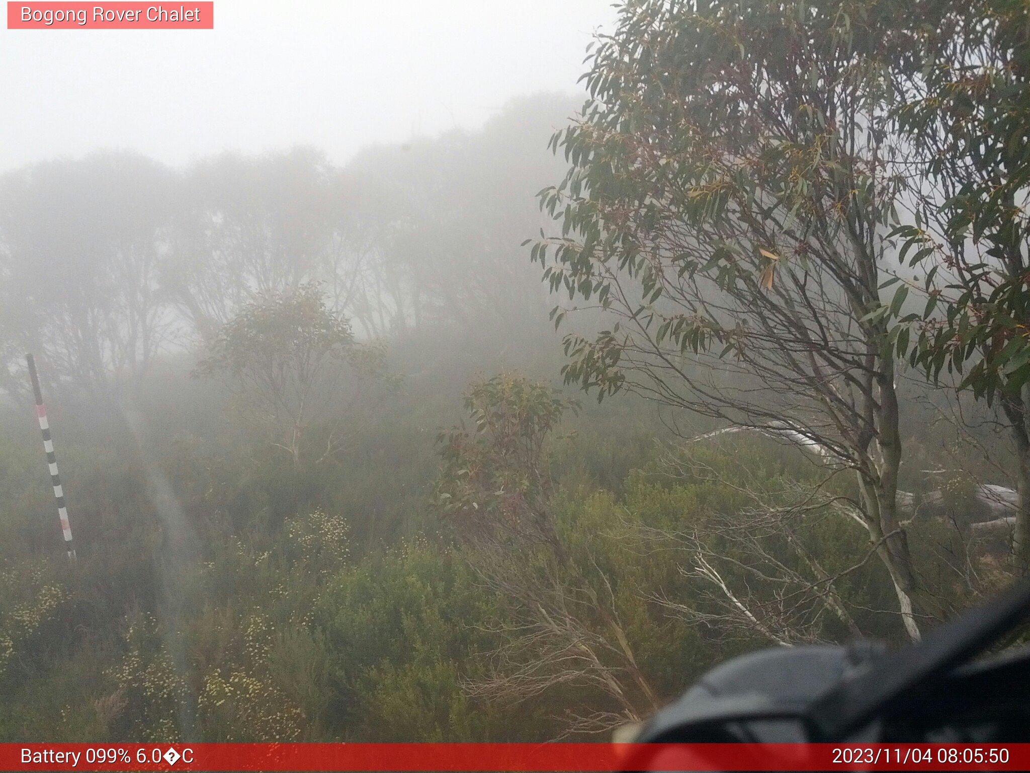 Bogong Web Cam 8:05am Saturday 4th of November 2023