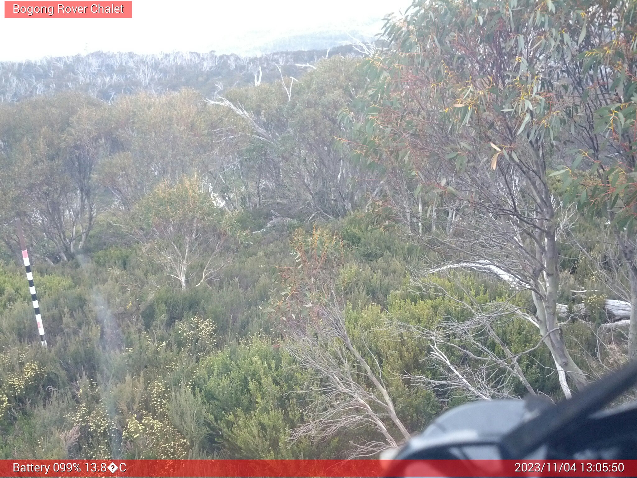 Bogong Web Cam 1:05pm Saturday 4th of November 2023