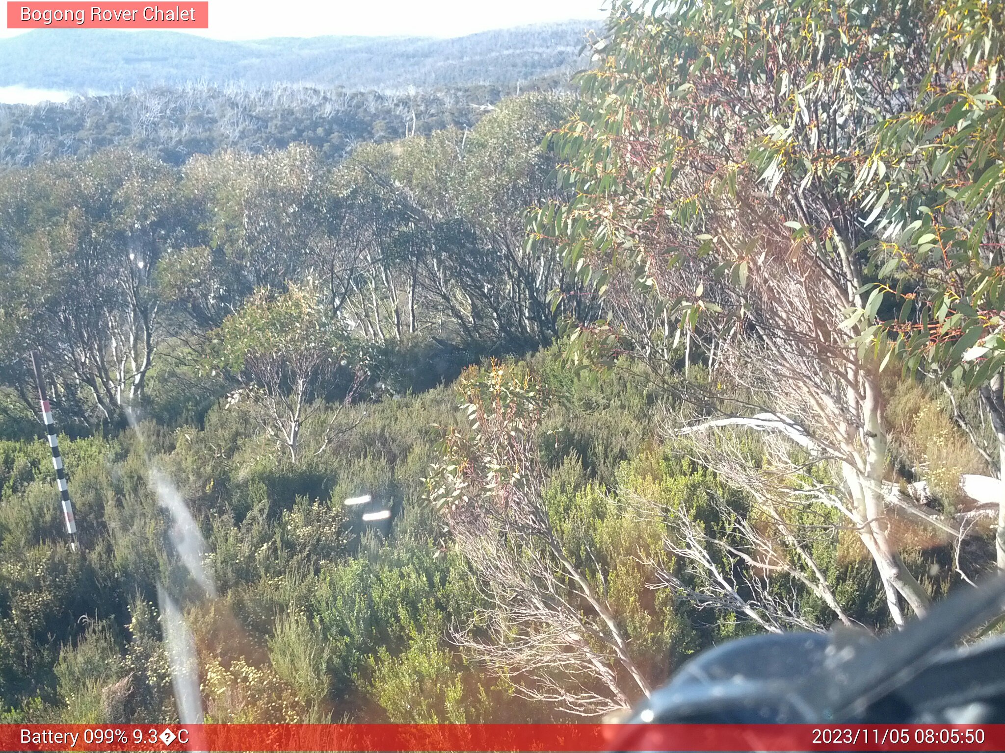 Bogong Web Cam 8:05am Sunday 5th of November 2023