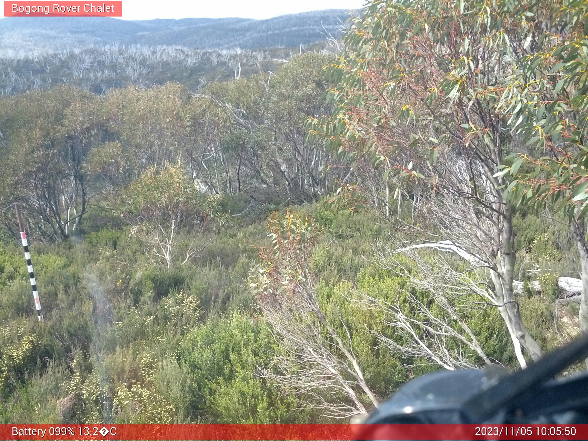 Bogong Web Cam 10:05am Sunday 5th of November 2023