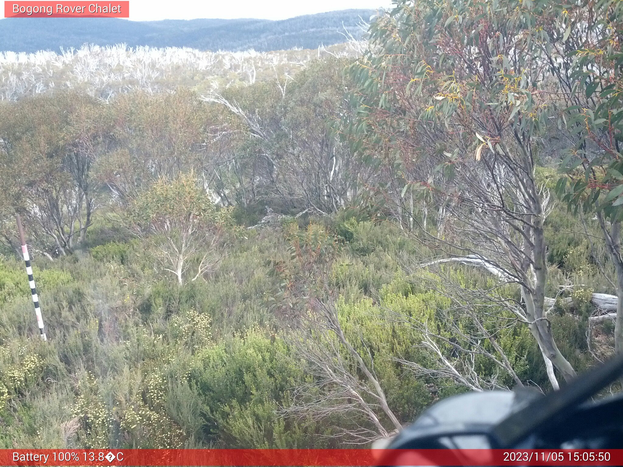 Bogong Web Cam 3:05pm Sunday 5th of November 2023