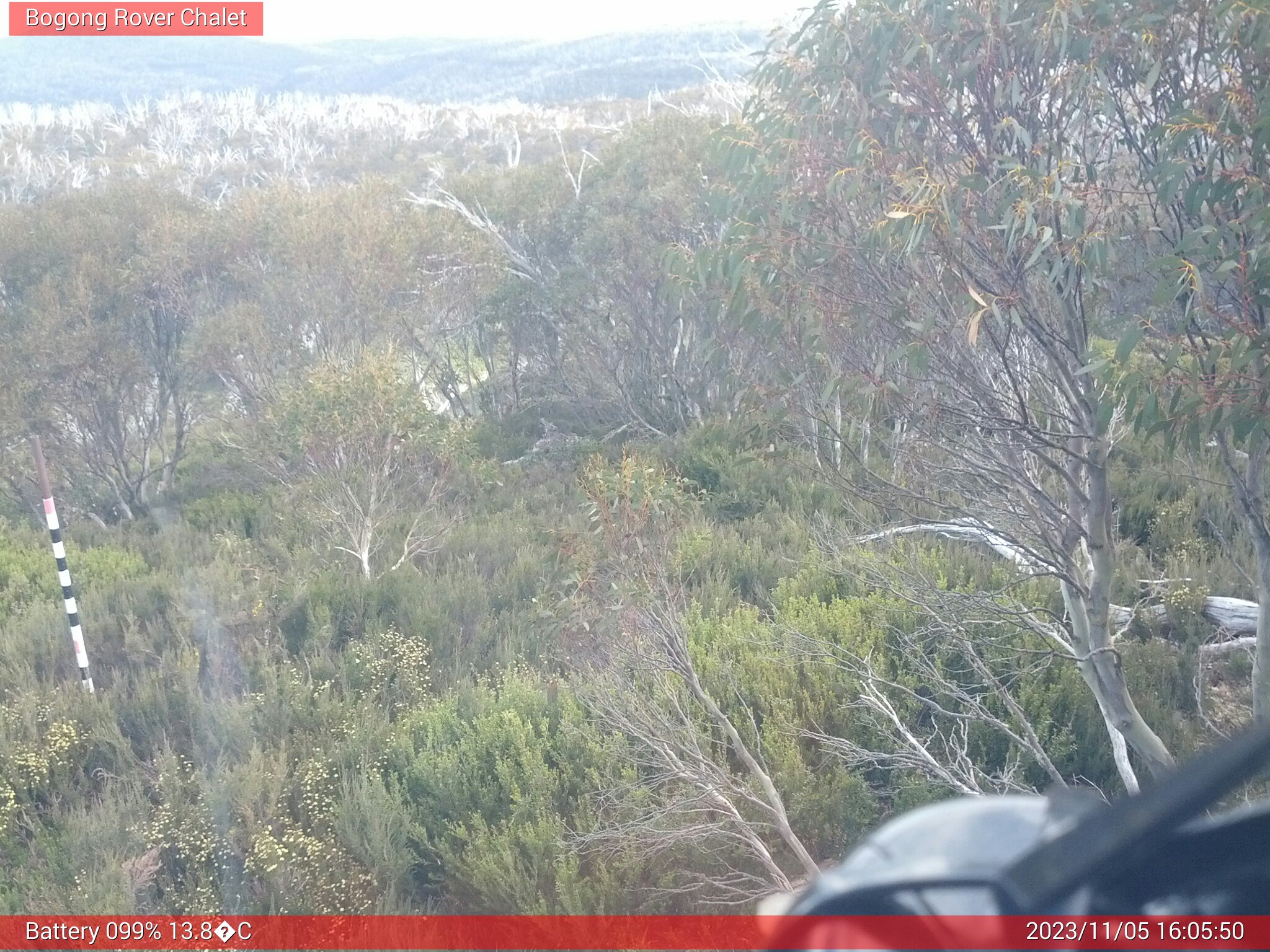 Bogong Web Cam 4:05pm Sunday 5th of November 2023