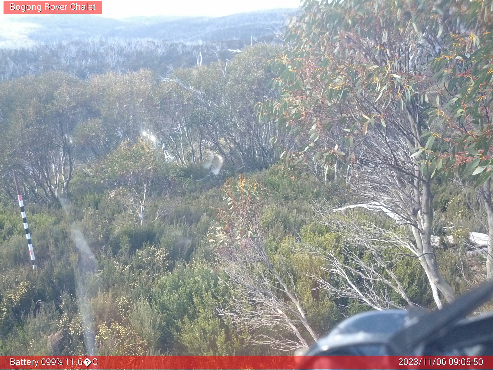 Bogong Web Cam 9:05am Monday 6th of November 2023