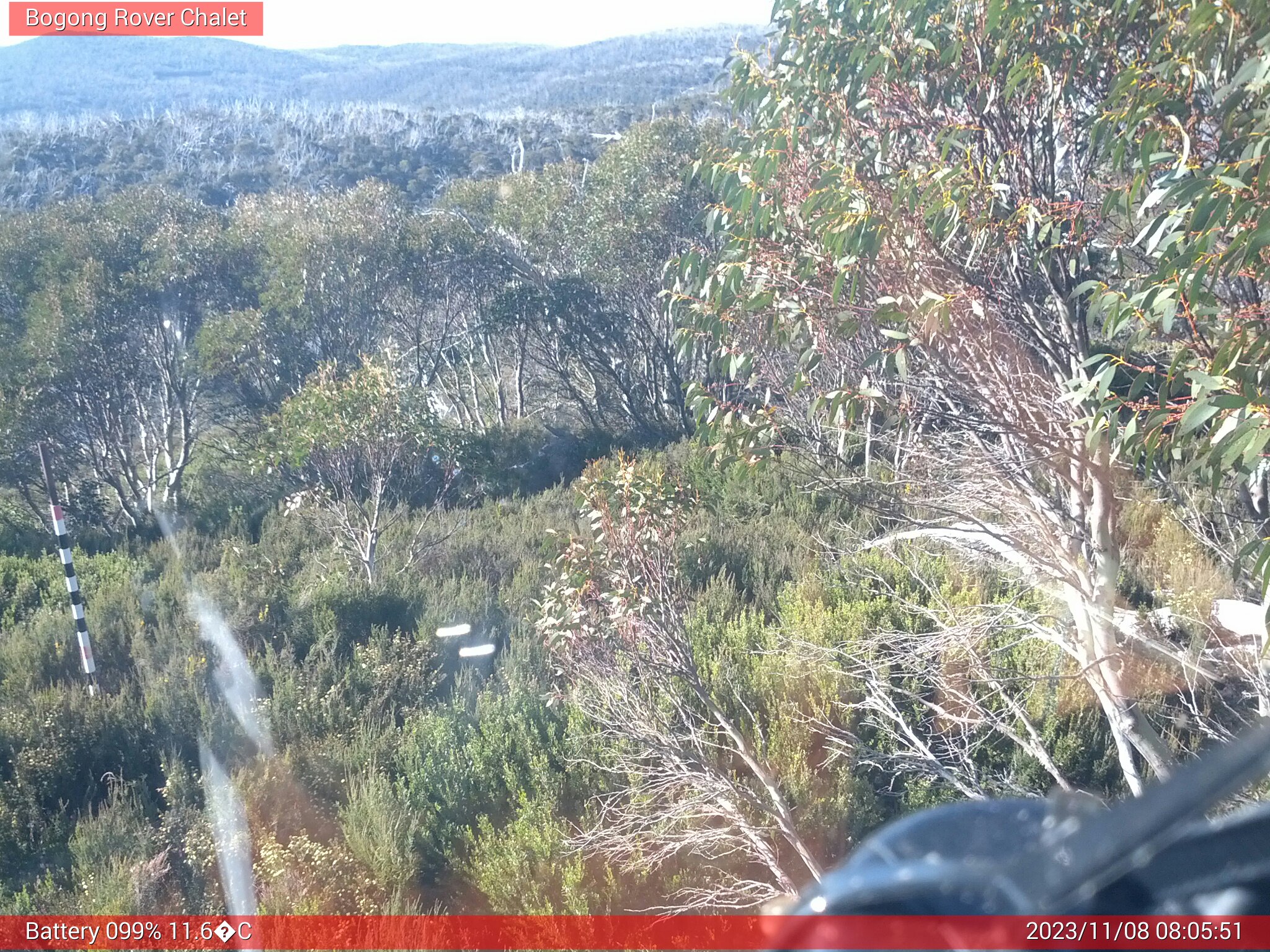 Bogong Web Cam 8:05am Wednesday 8th of November 2023