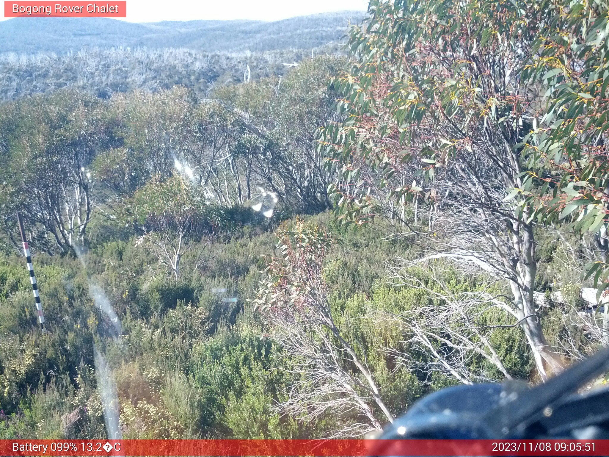 Bogong Web Cam 9:05am Wednesday 8th of November 2023