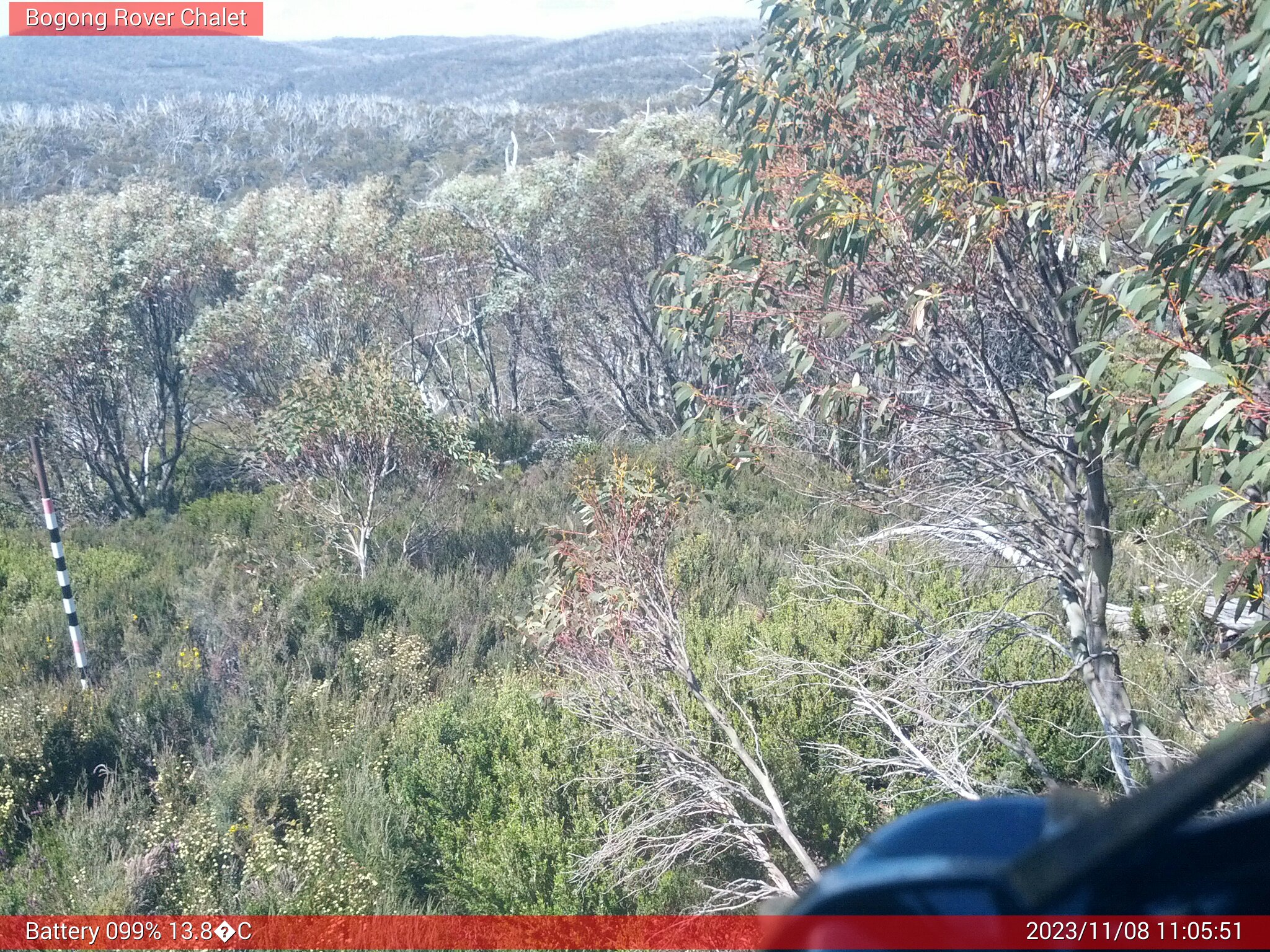 Bogong Web Cam 11:05am Wednesday 8th of November 2023