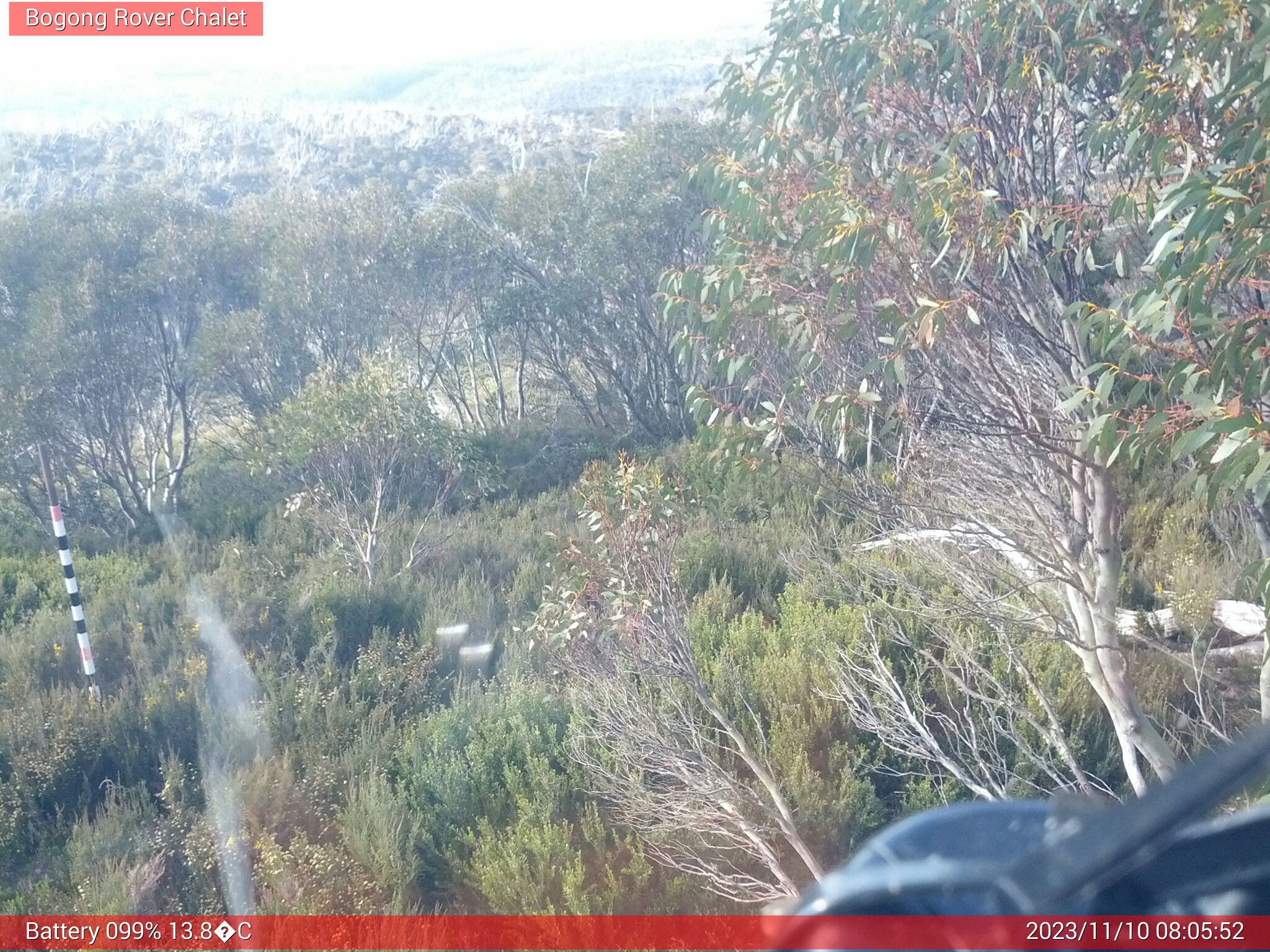 Bogong Web Cam 8:05am Friday 10th of November 2023