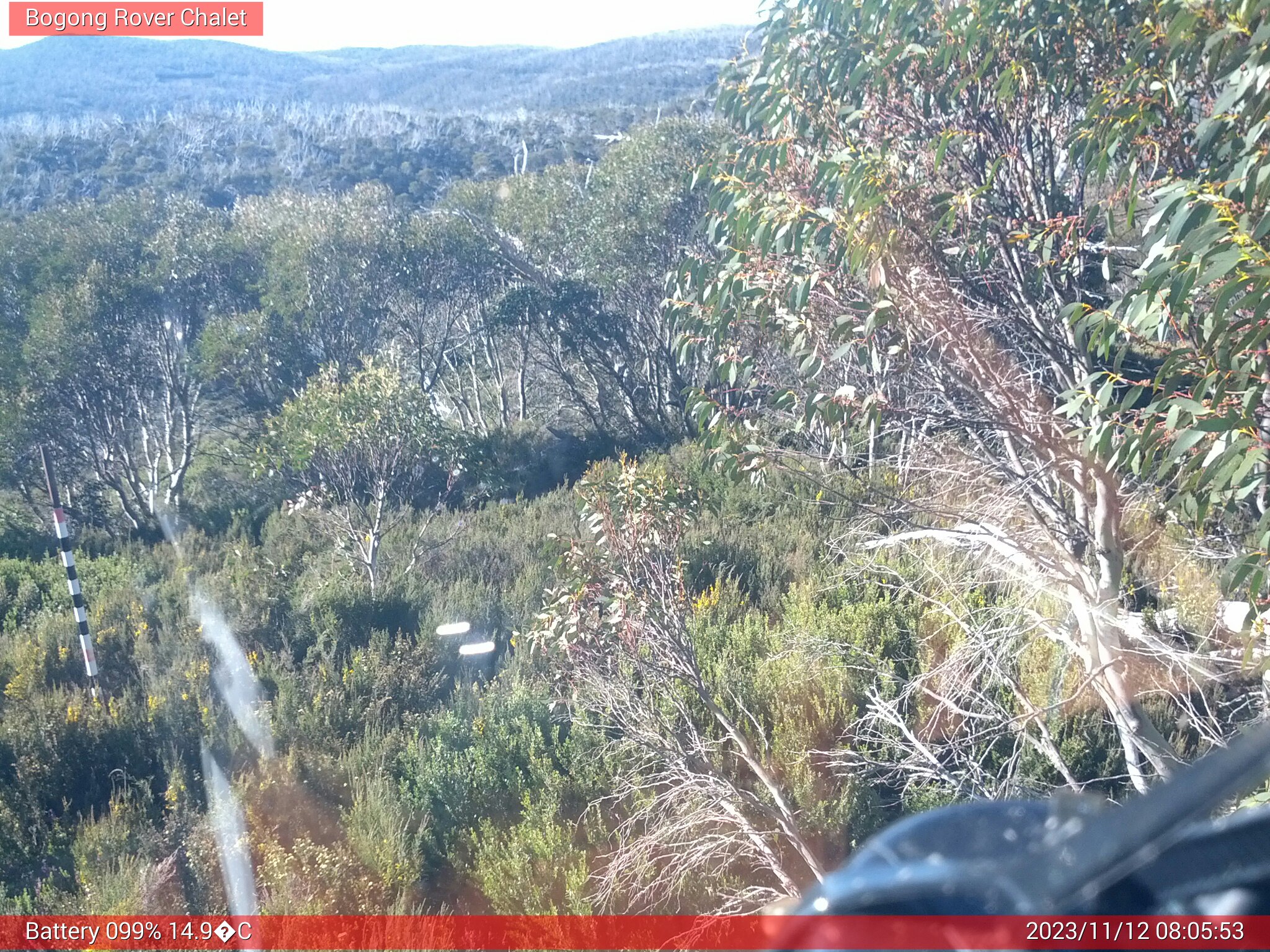 Bogong Web Cam 8:05am Sunday 12th of November 2023