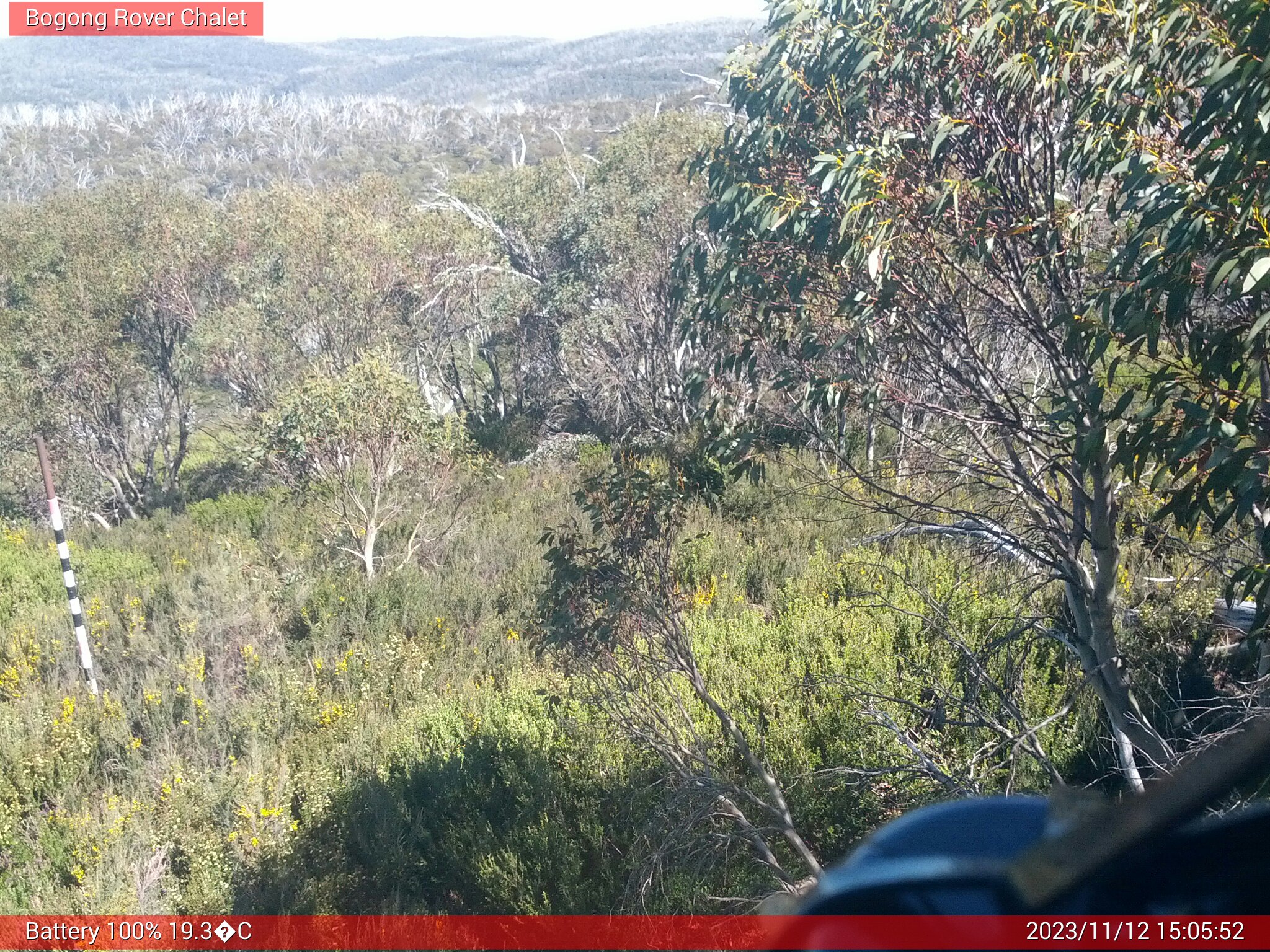 Bogong Web Cam 3:05pm Sunday 12th of November 2023