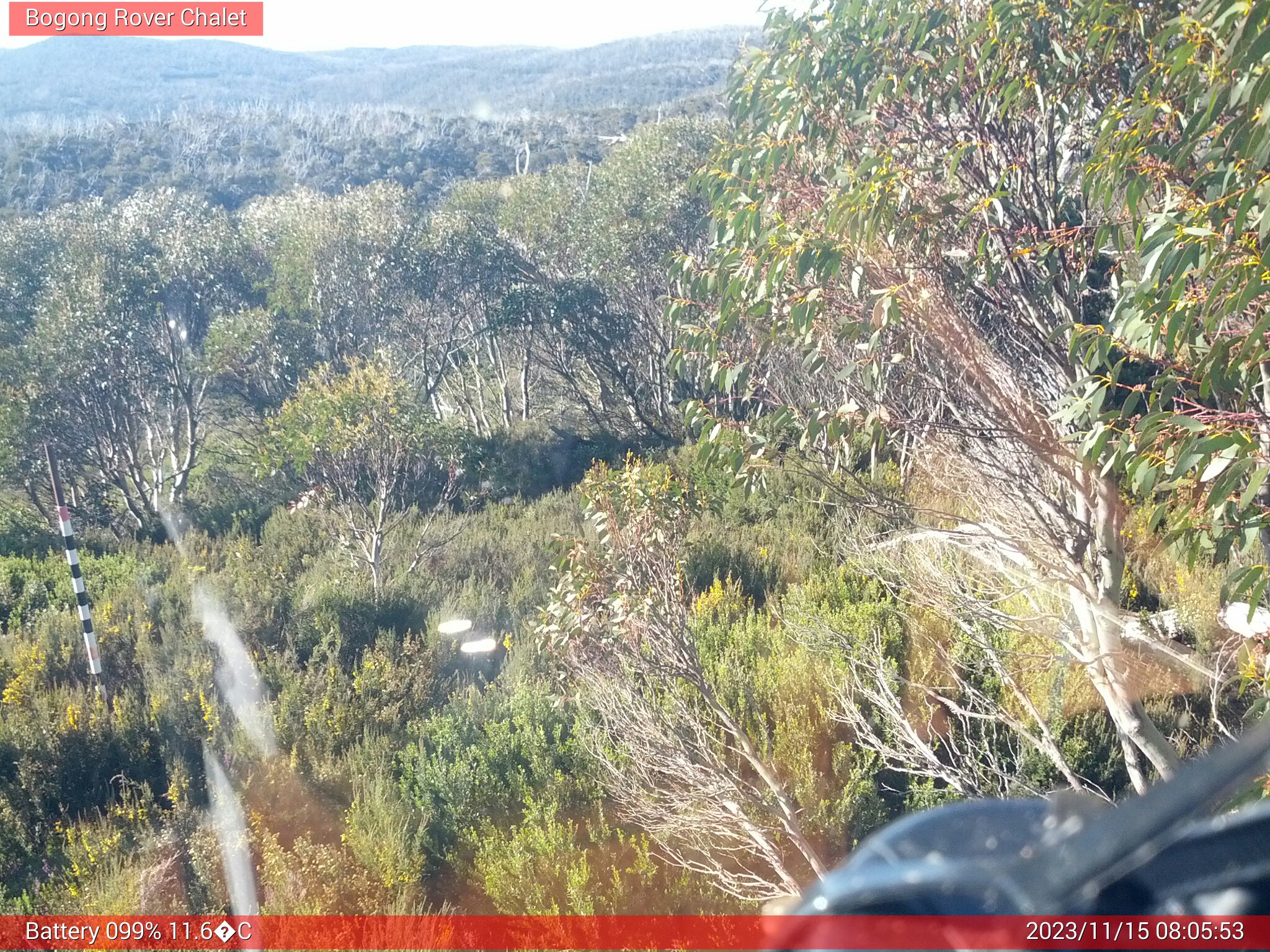 Bogong Web Cam 8:05am Wednesday 15th of November 2023