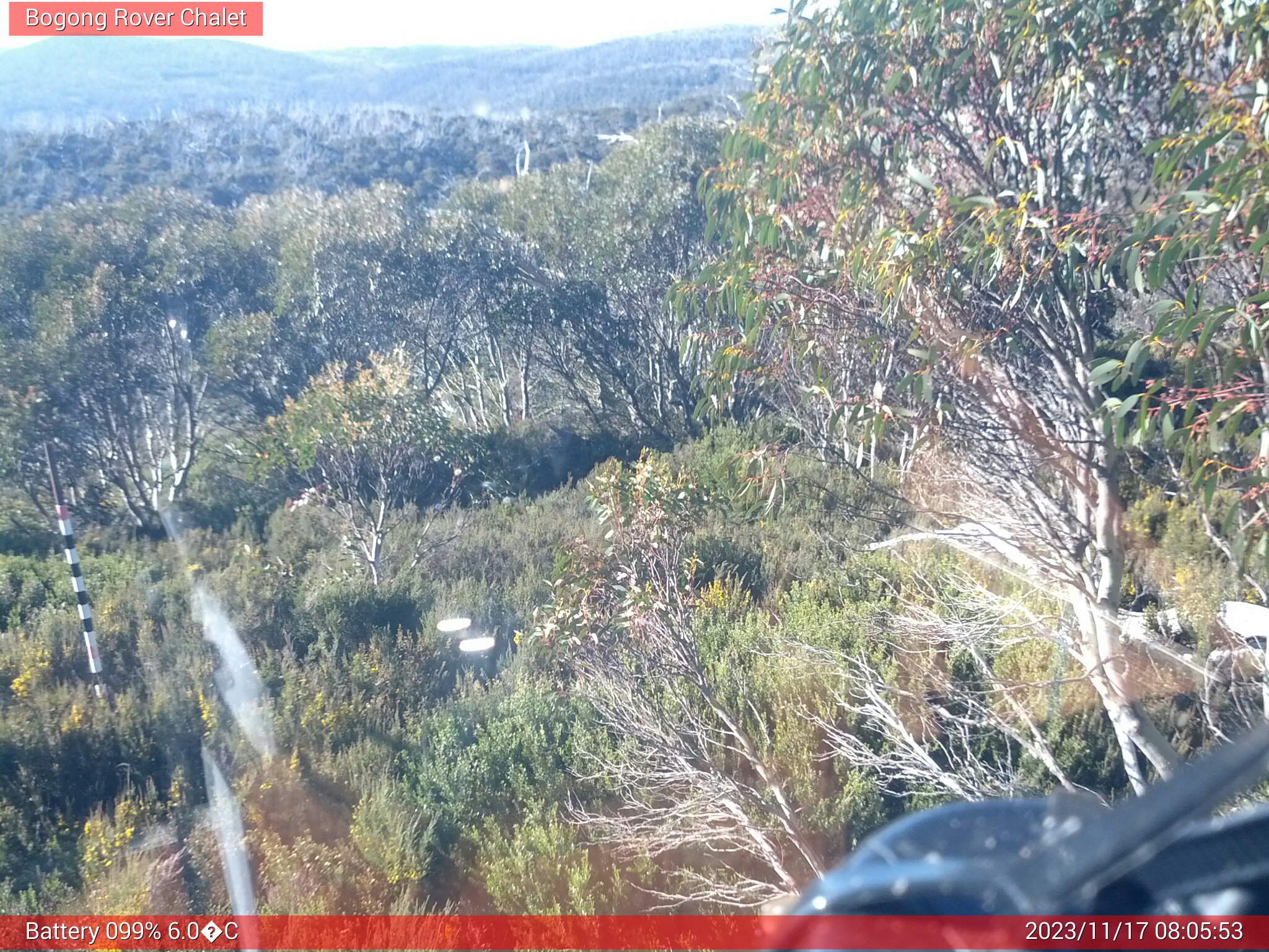 Bogong Web Cam 8:05am Friday 17th of November 2023