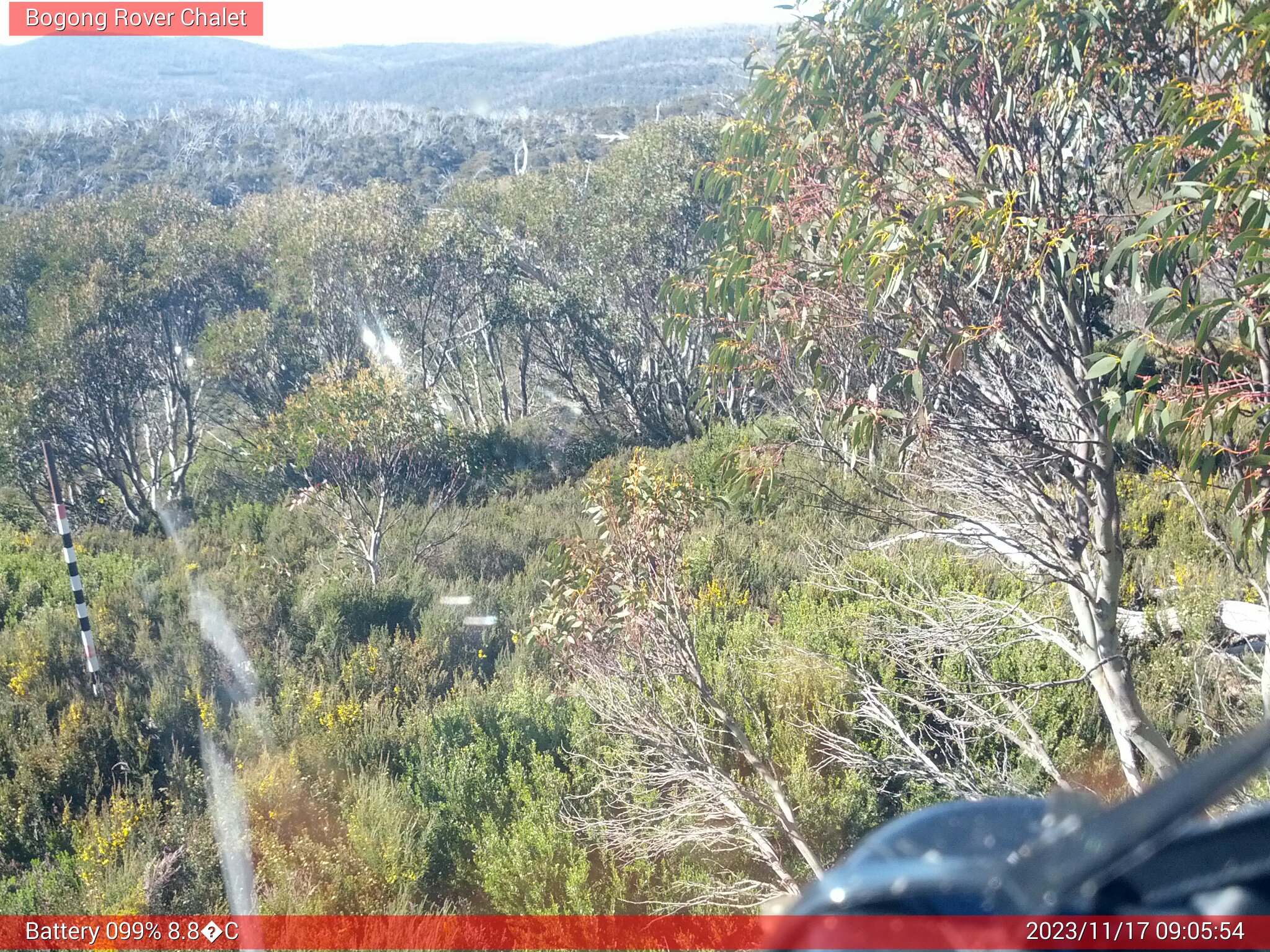 Bogong Web Cam 9:05am Friday 17th of November 2023