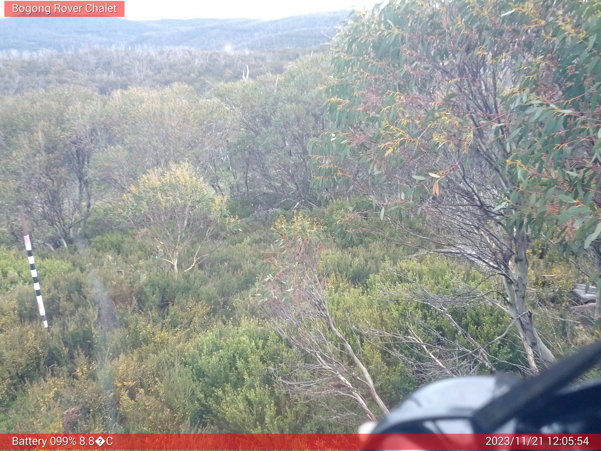 Bogong Web Cam 12:05pm Tuesday 21st of November 2023