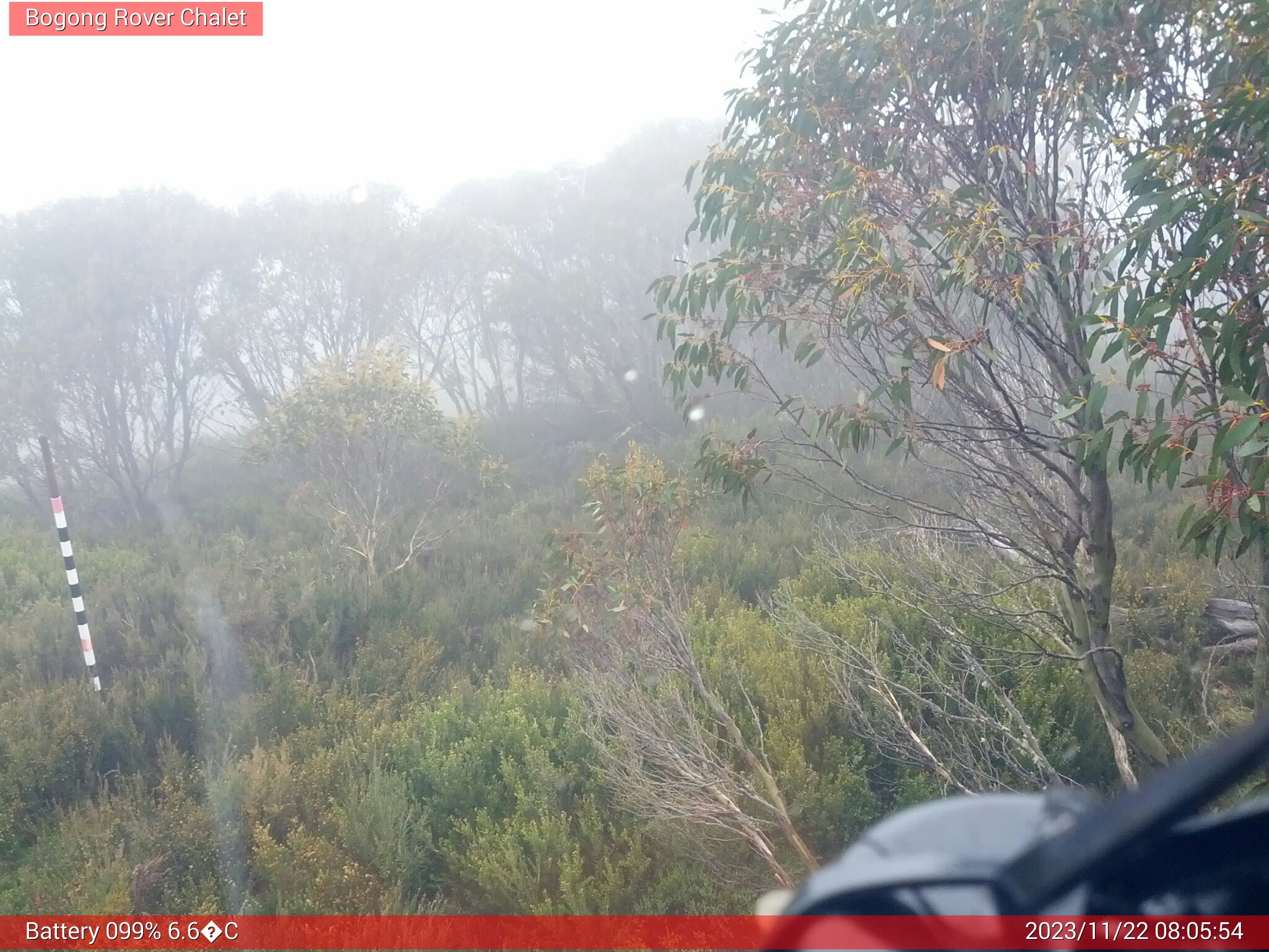 Bogong Web Cam 8:05am Wednesday 22nd of November 2023