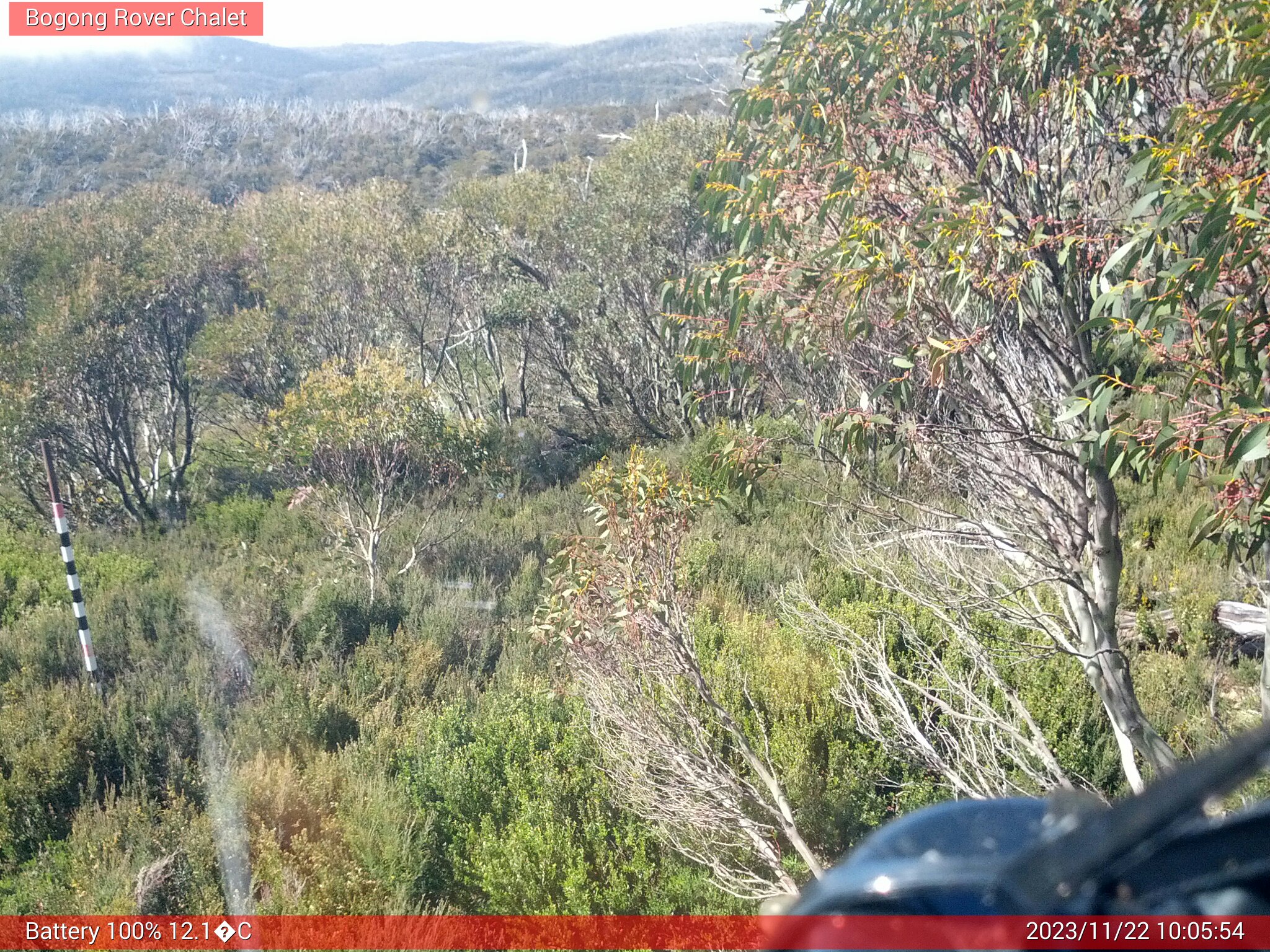 Bogong Web Cam 10:05am Wednesday 22nd of November 2023