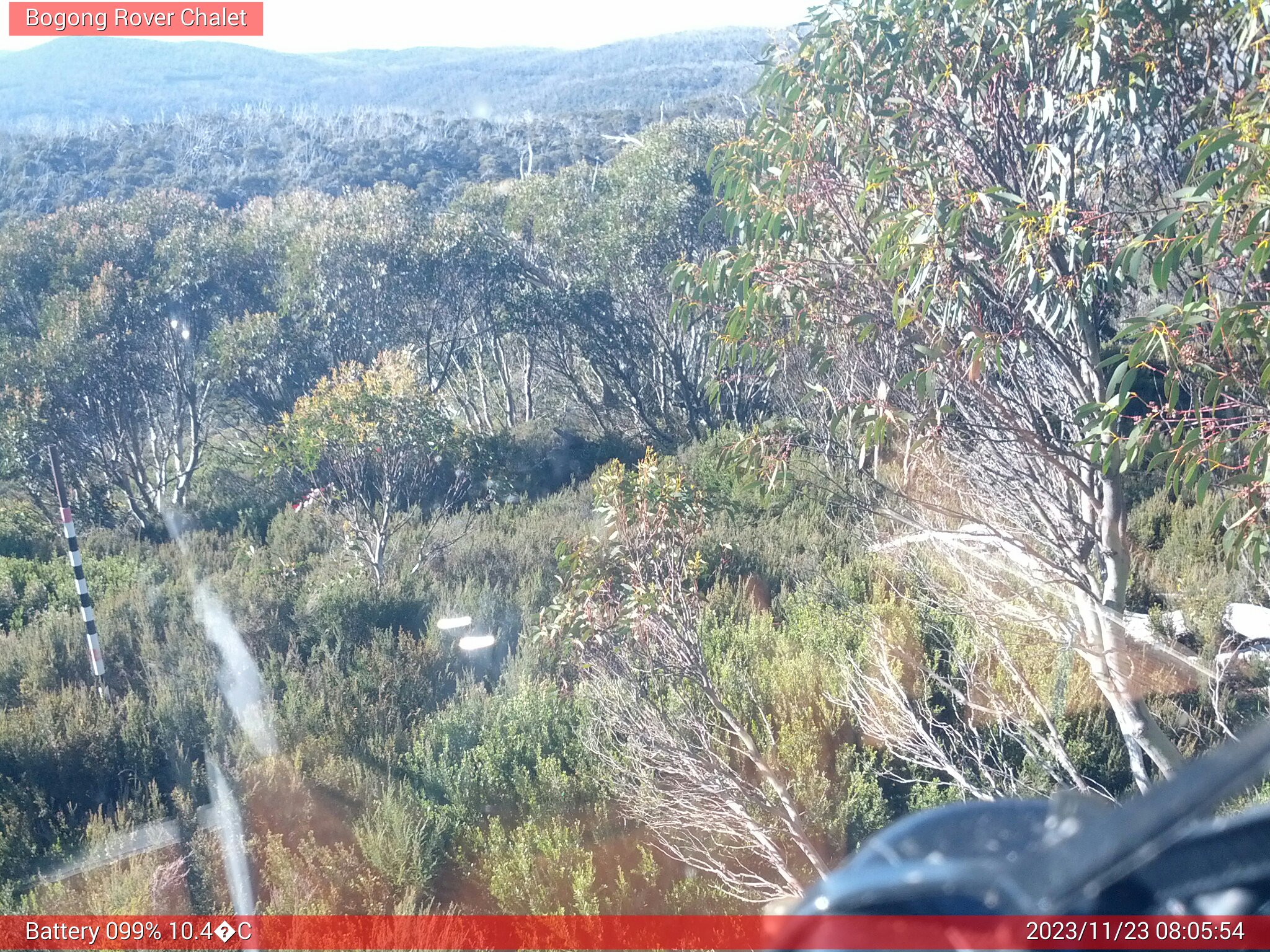 Bogong Web Cam 8:05am Thursday 23rd of November 2023