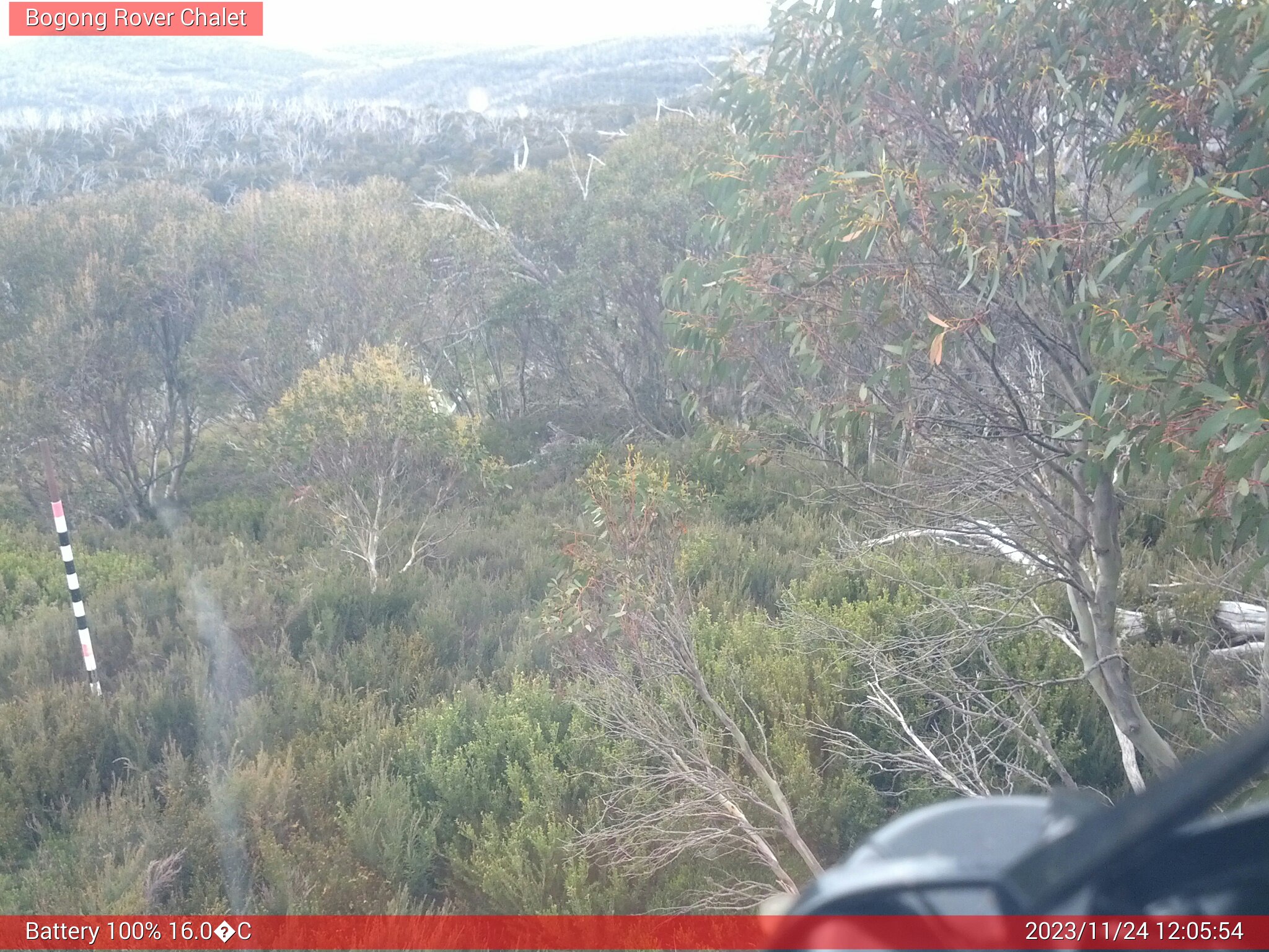 Bogong Web Cam 12:05pm Friday 24th of November 2023