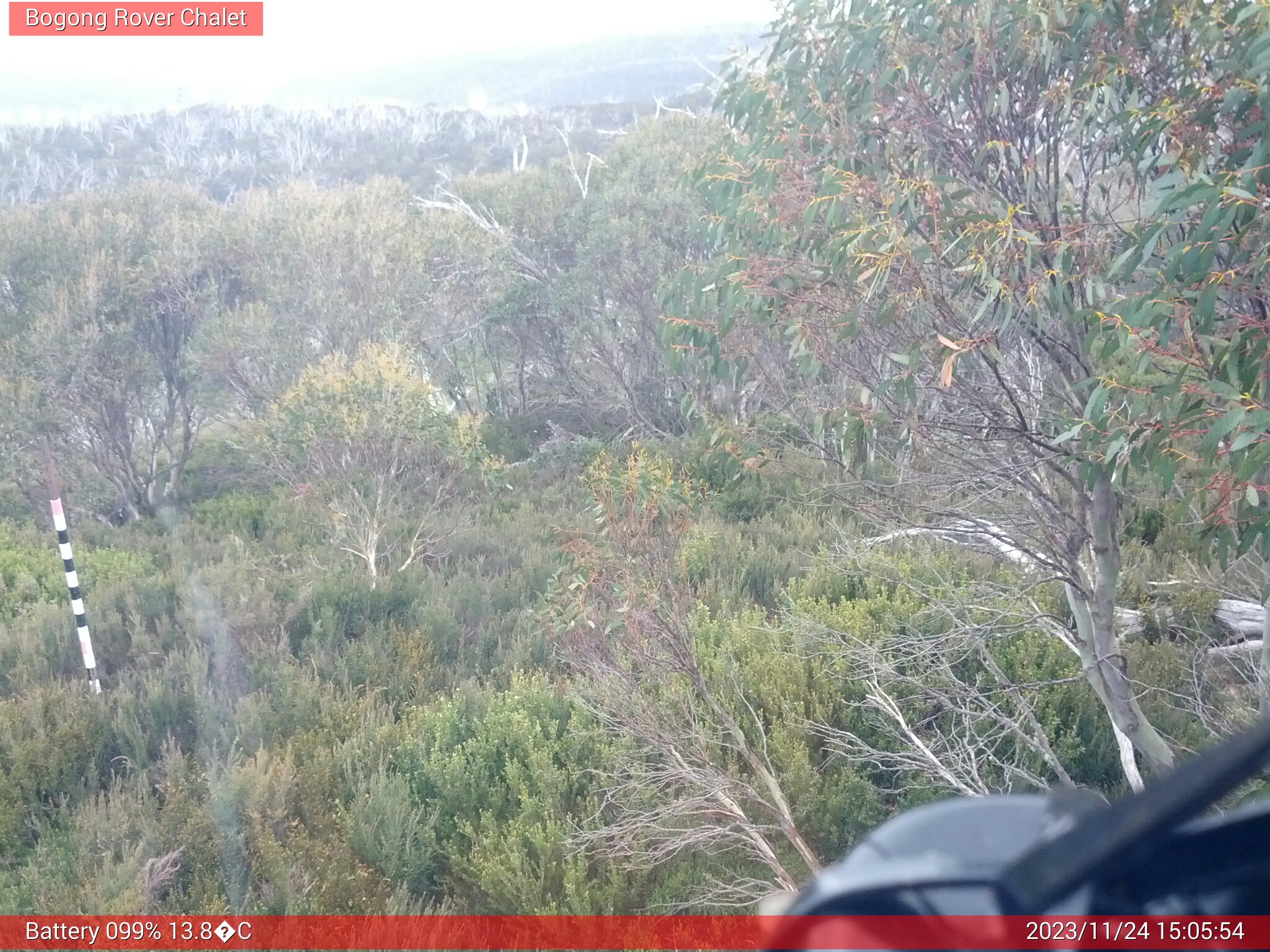 Bogong Web Cam 3:05pm Friday 24th of November 2023