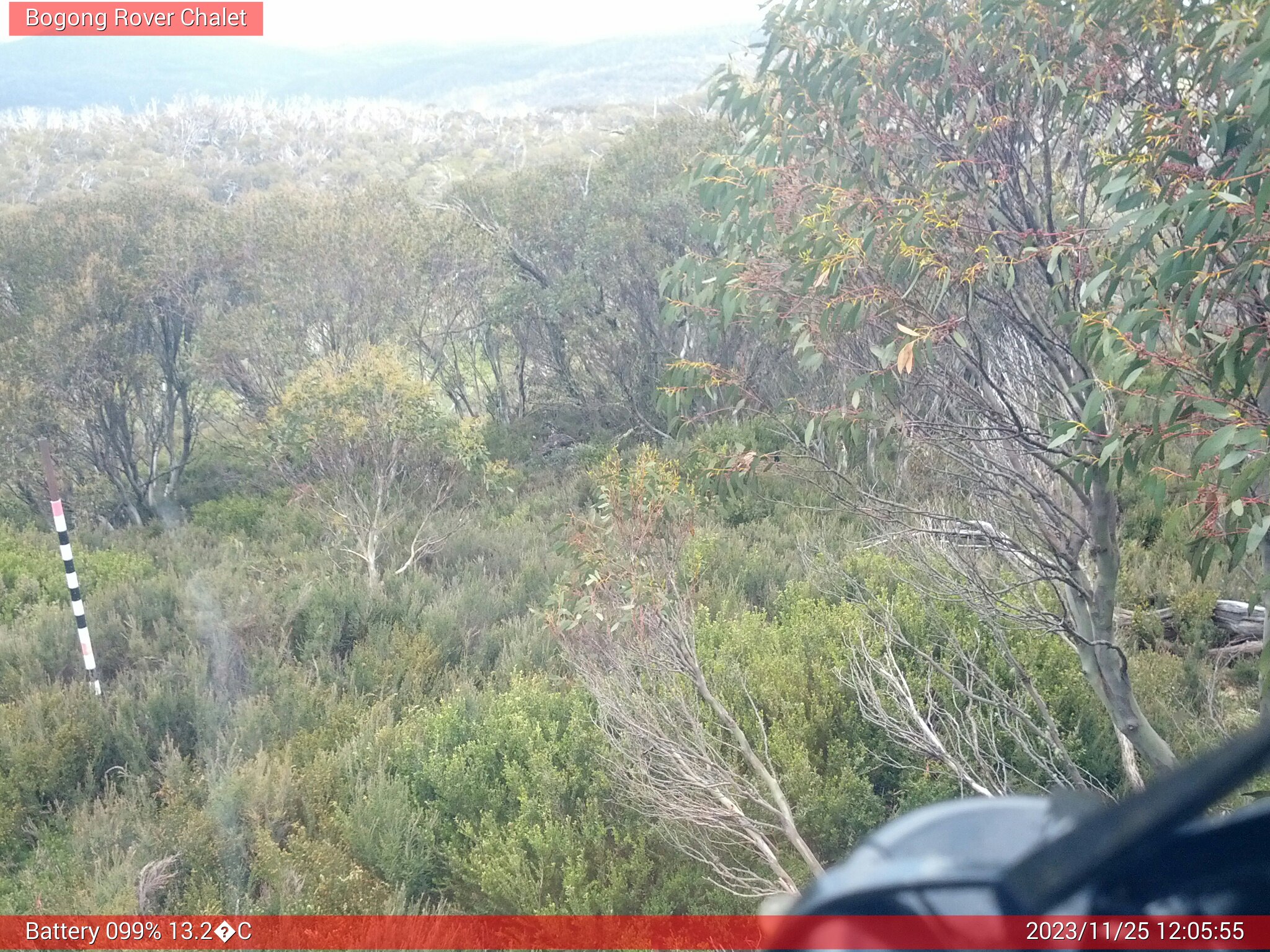 Bogong Web Cam 12:05pm Saturday 25th of November 2023