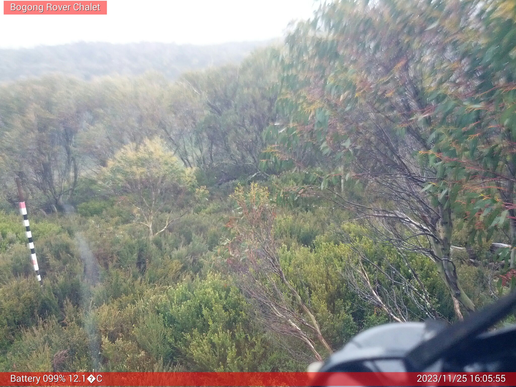 Bogong Web Cam 4:05pm Saturday 25th of November 2023