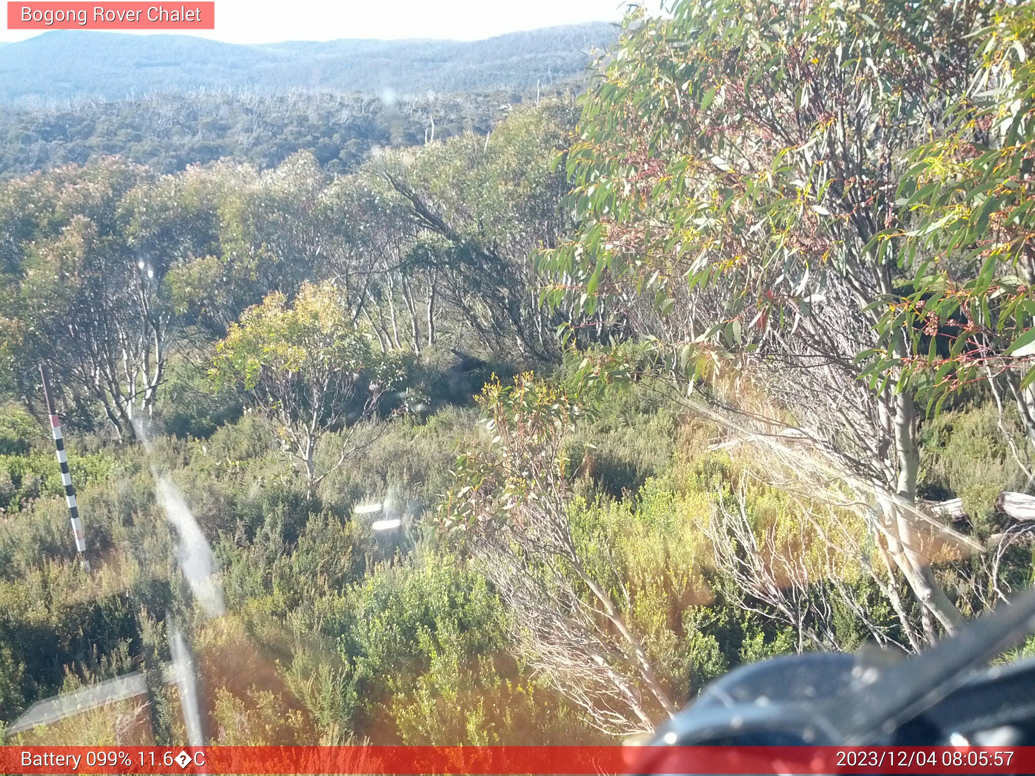 Bogong Web Cam 8:05am Monday 4th of December 2023